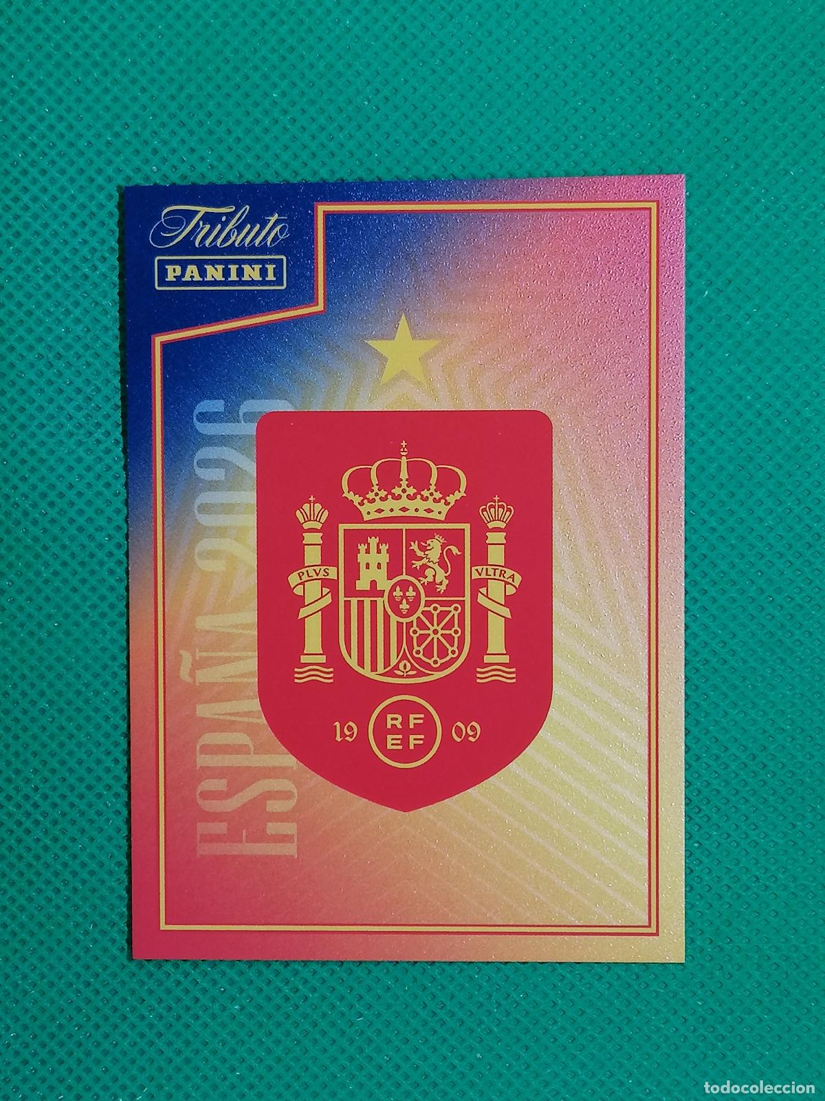 Cromos de f&uacute;tbol: 35 ESCUDO ⚽PANINI TRIBUTO SELECCION ESPA&Ntilde;OLA ESPA&Ntilde;A CARD 26 2026⚽