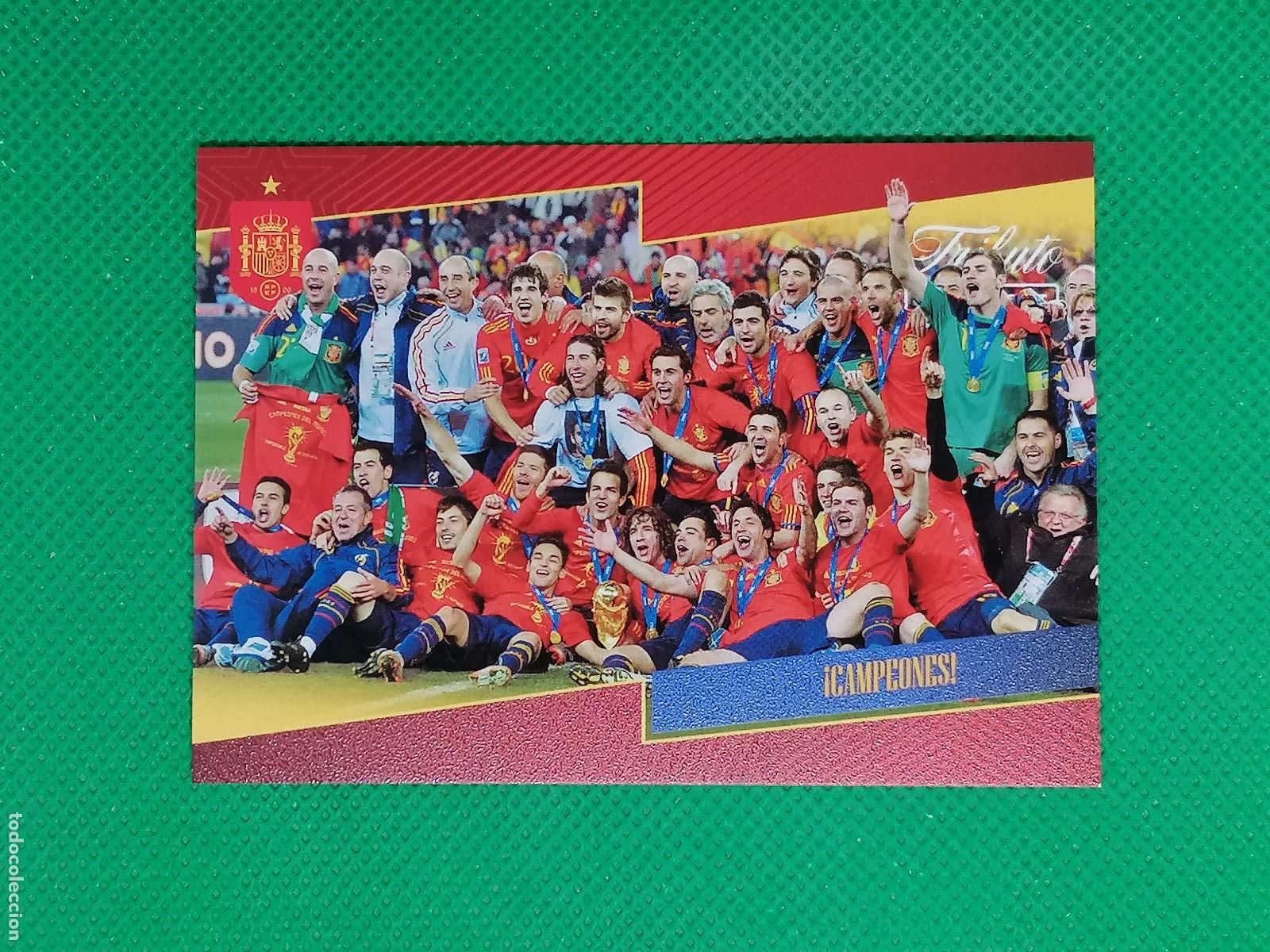 Cromos de f&uacute;tbol: 33 CAMPEONES 2010 ⚽PANINI TRIBUTO SELECCION ESPA&Ntilde;OLA ESPA&Ntilde;A CARD 26 2026⚽