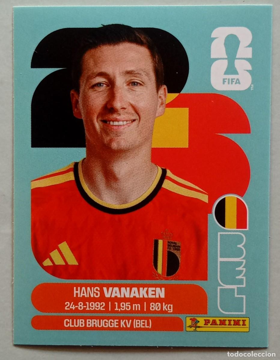 Cromos de f&uacute;tbol: Figurina Panini 2026 Cromo World Cup Usa Mundial 2026 Hans Vanaken Belgium n BEL 14