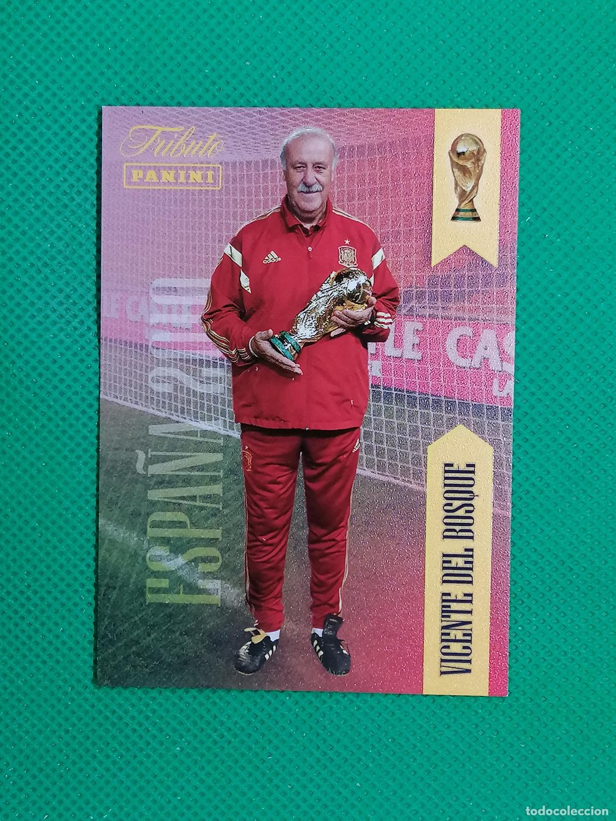 Cromos de f&uacute;tbol: 24 VICENTE DEL BOSQUE 2010 ⚽PANINI TRIBUTO SELECCION ESPA&Ntilde;OLA ESPA&Ntilde;A CARD 26 2026⚽