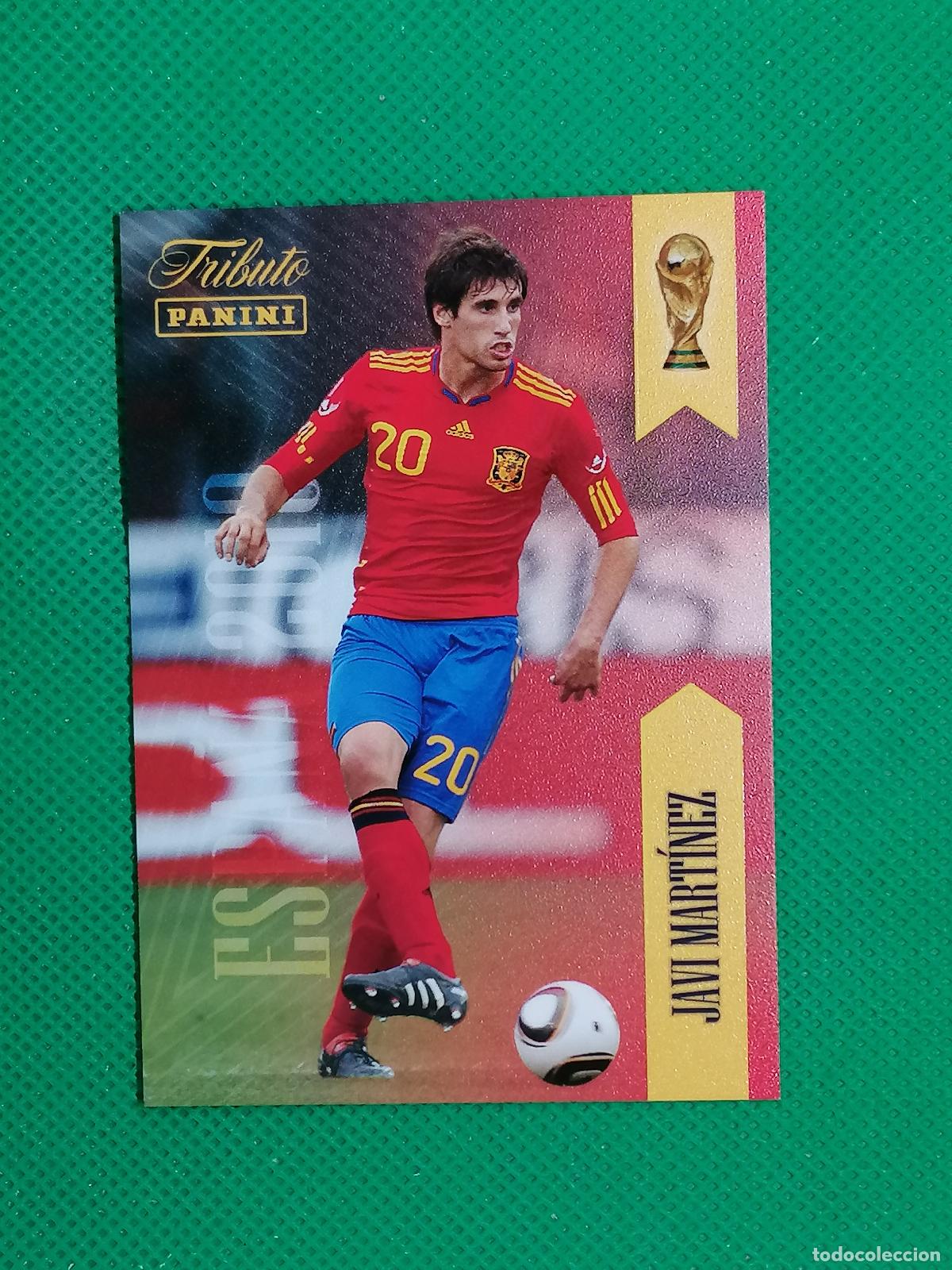 Cromos de f&uacute;tbol: 20 JAVI MARTINEZ 2010 ⚽PANINI TRIBUTO SELECCION ESPA&Ntilde;OLA ESPA&Ntilde;A CARD 26 2026⚽