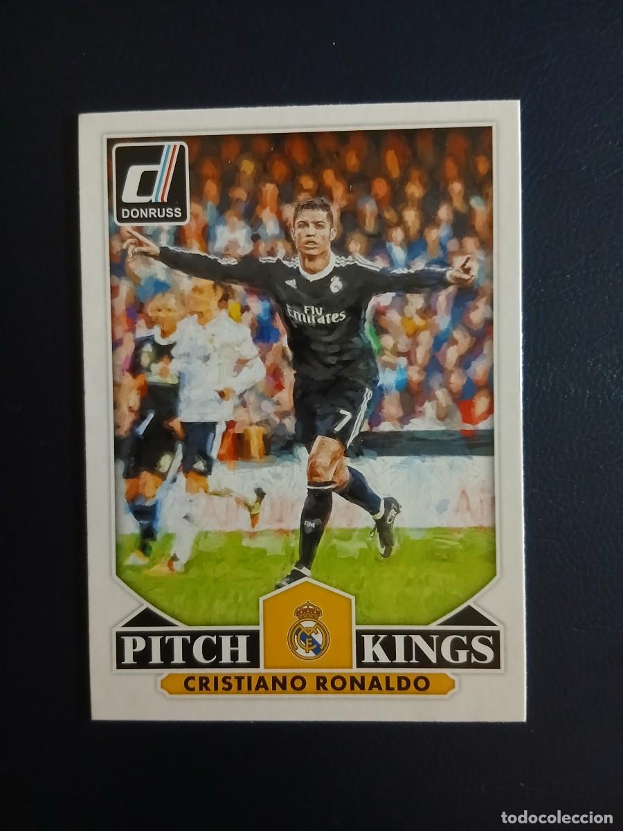 Cromos de f&uacute;tbol: 3 CRISTIANO RONALDO REAL MADRID PITCH KINGS PANINI DONRUSS SOCCER 2015 2016