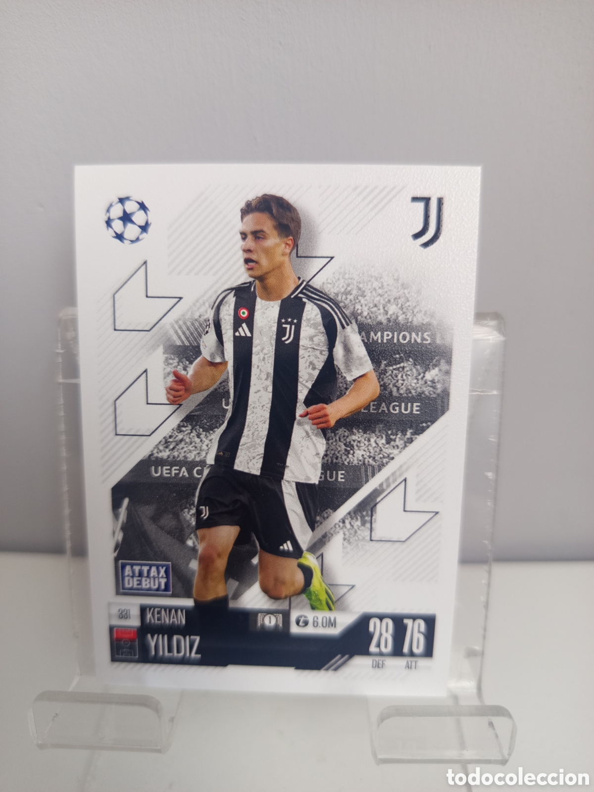 Cromos de Futebol: ❇️ CROMO CARD ⚽ YILDIZ JUVENTUS DE TURIN 331 2024 2025 24 25 MATCH ATTAX CHAMPIONS LEAGUE TOPPS ❇️