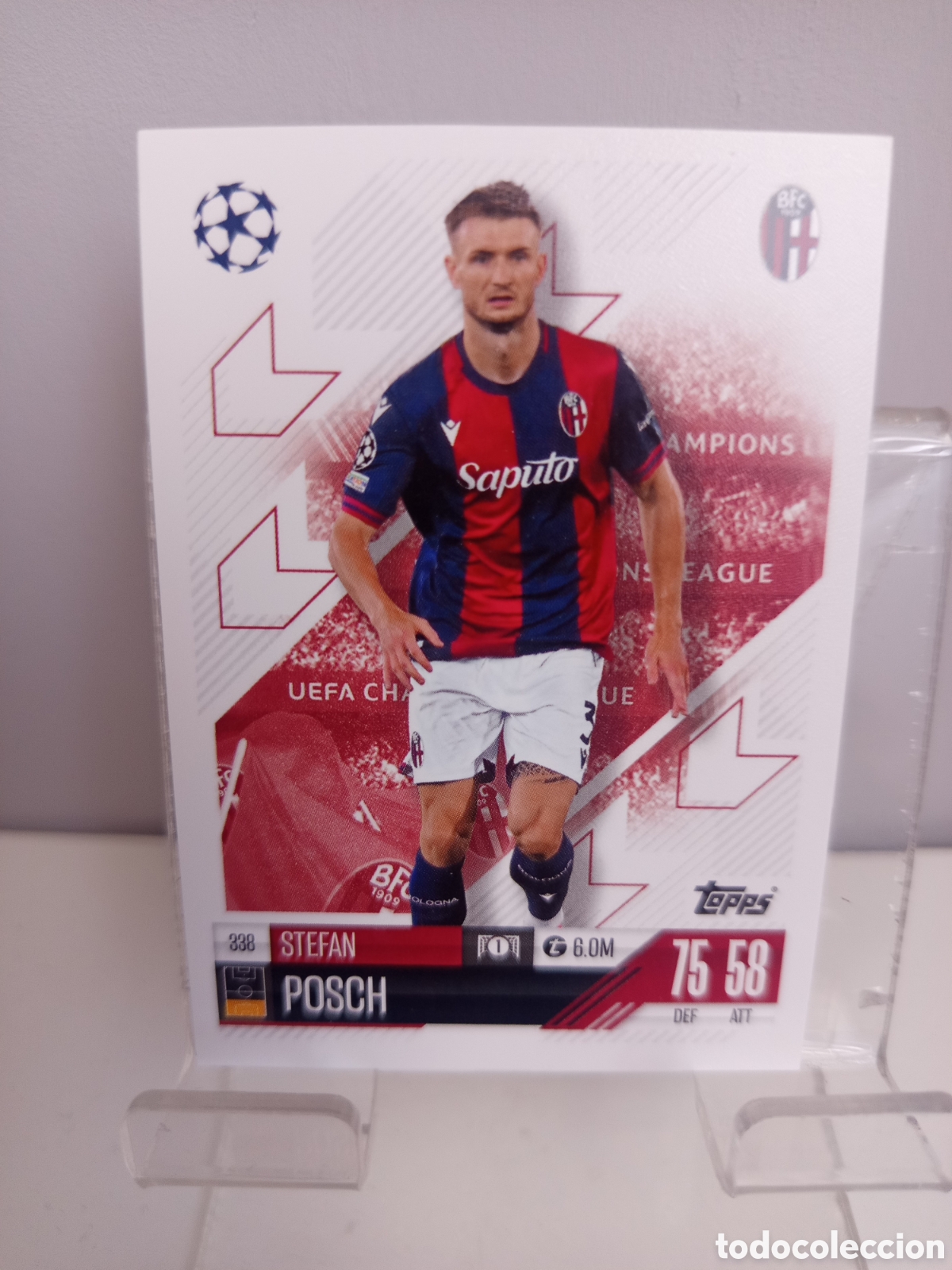 Cromos de Futebol: ❇️ CROMO CARD ⚽ POSCH BOLONIA 338 2024 2025 24 25 MATCH ATTAX CHAMPIONS LEAGUE TOPPS ❇️
