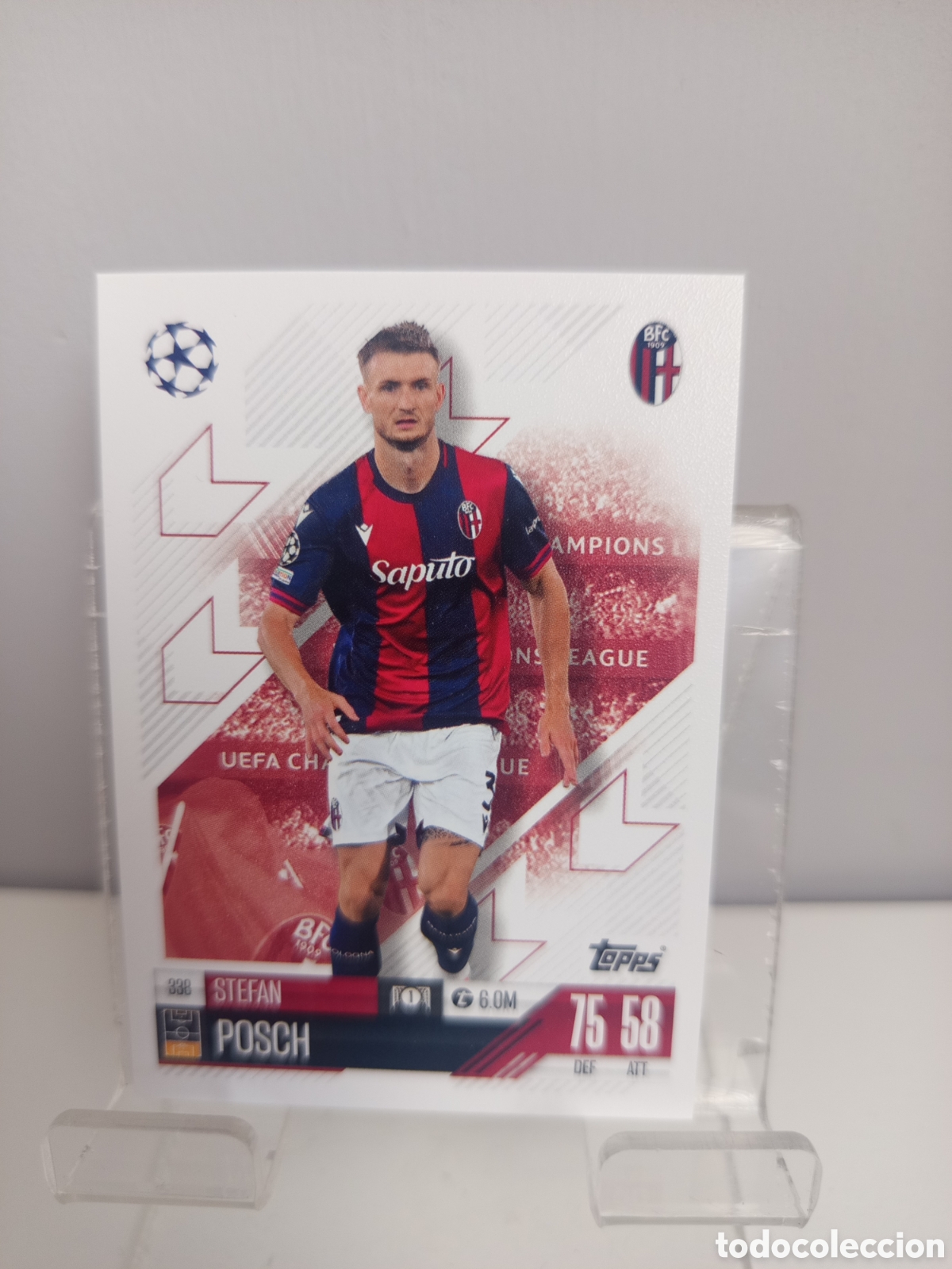 Cromos de Futebol: ❇️ CROMO CARD ⚽ POSCH BOLONIA 338 2024 2025 24 25 MATCH ATTAX CHAMPIONS LEAGUE TOPPS ❇️