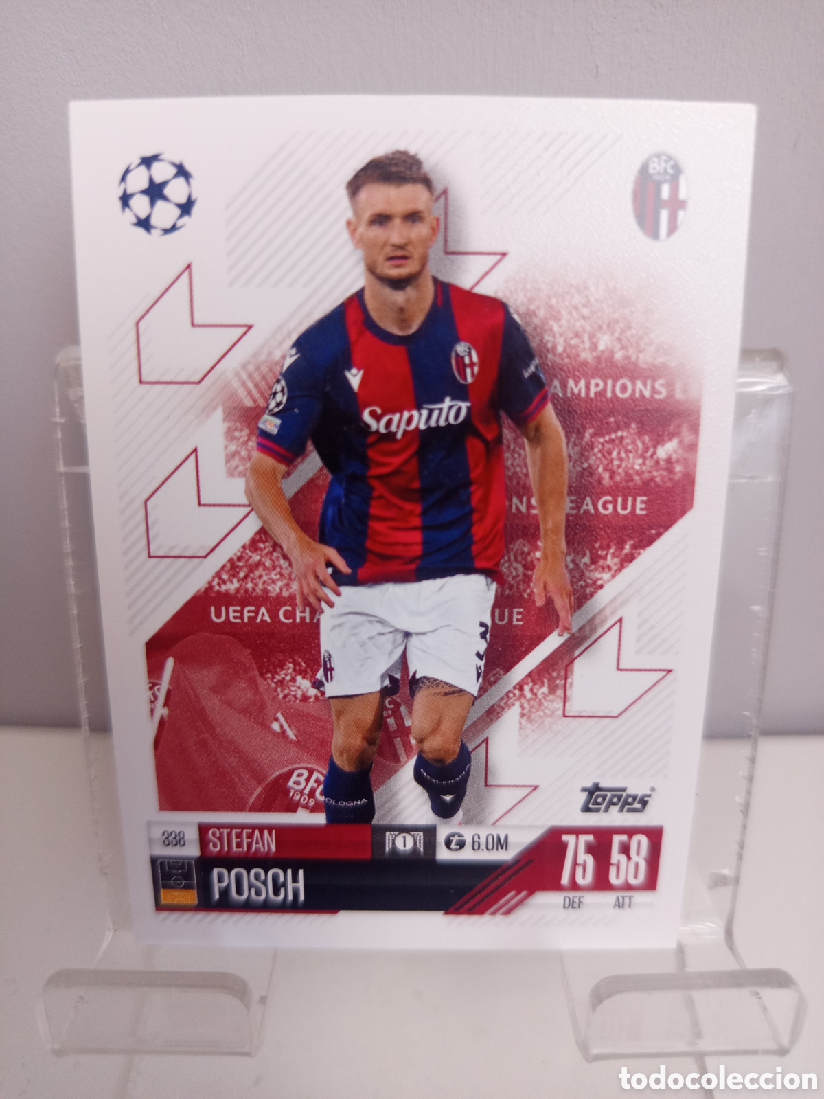 Cromos de Futebol: ❇️ CROMO CARD ⚽ POSCH BOLONIA 338 2024 2025 24 25 MATCH ATTAX CHAMPIONS LEAGUE TOPPS ❇️