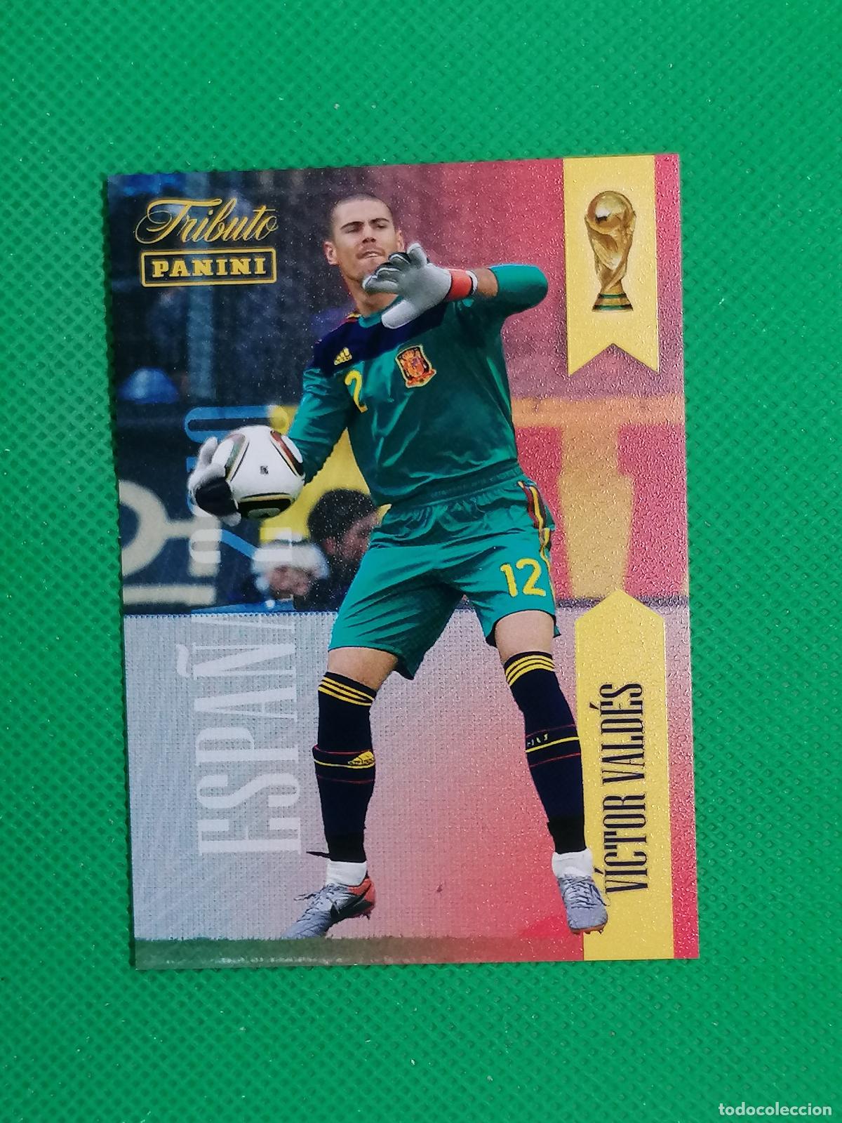 Cromos de f&uacute;tbol: 12 VICTOR VALDES 2010 ⚽PANINI TRIBUTO SELECCION ESPA&Ntilde;OLA ESPA&Ntilde;A CARD 26 2026⚽