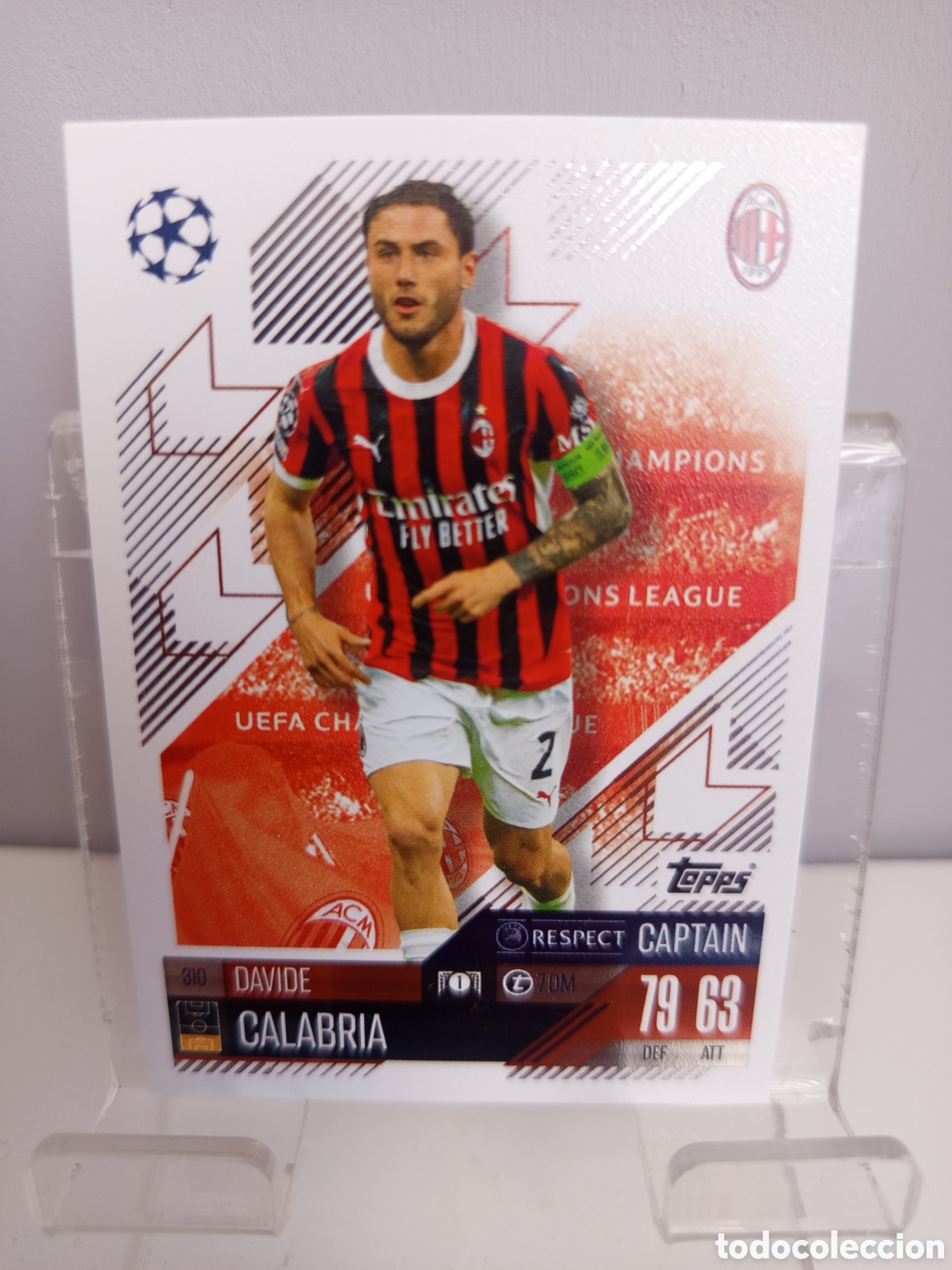 Cromos de Futebol: ❇️ CROMO CARD ⚽ CALABRIA MIL&Aacute;N 310 2024 2025 24 25 MATCH ATTAX CHAMPIONS LEAGUE TOPPS ❇️