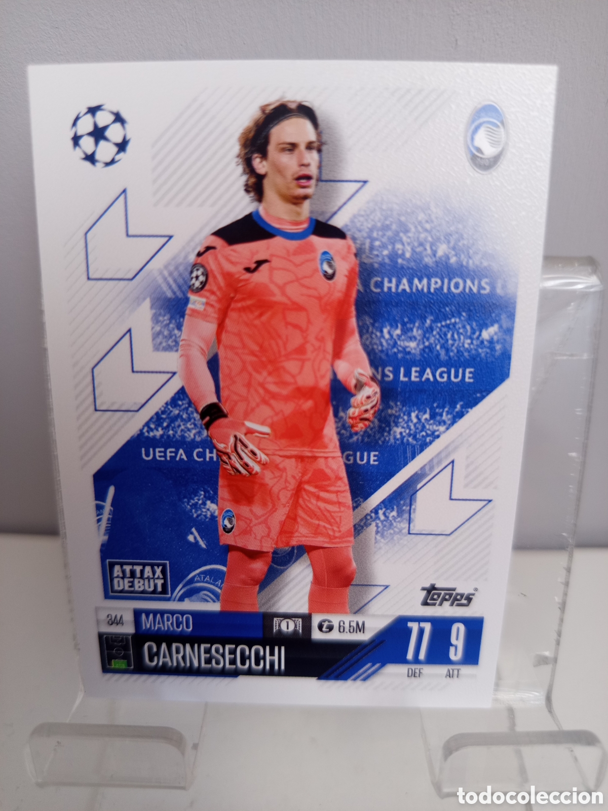 Cromos de f&uacute;tbol: ❇️ CROMO CARD ⚽ CARNESECCHI ATALANTA 344 2024 2025 24 25 MATCH ATTAX CHAMPIONS LEAGUE TOPPS ❇️