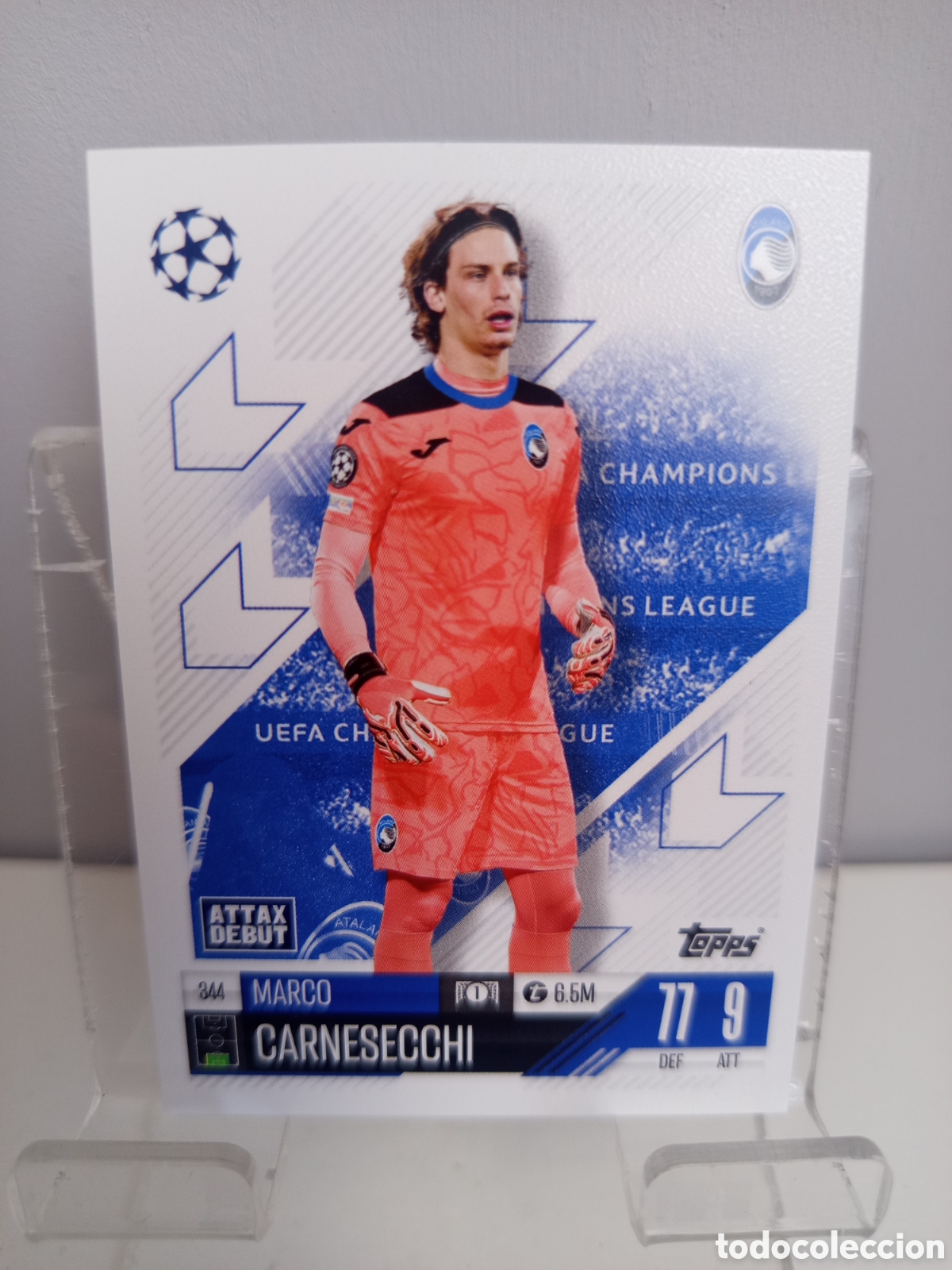 Cromos de f&uacute;tbol: ❇️ CROMO CARD ⚽ CARNESECCHI ATALANTA 344 2024 2025 24 25 MATCH ATTAX CHAMPIONS LEAGUE TOPPS ❇️