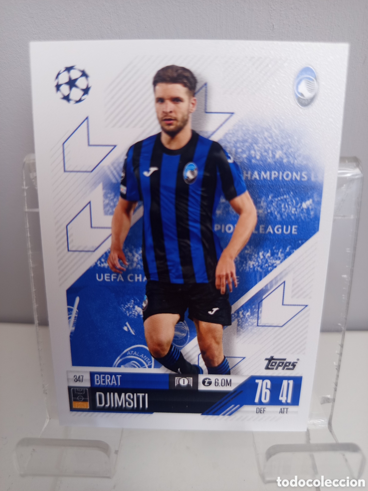 Cromos de f&uacute;tbol: ❇️ CROMO CARD ⚽ DJIMSITI ATALANTA 347 2024 2025 24 25 MATCH ATTAX CHAMPIONS LEAGUE TOPPS ❇️
