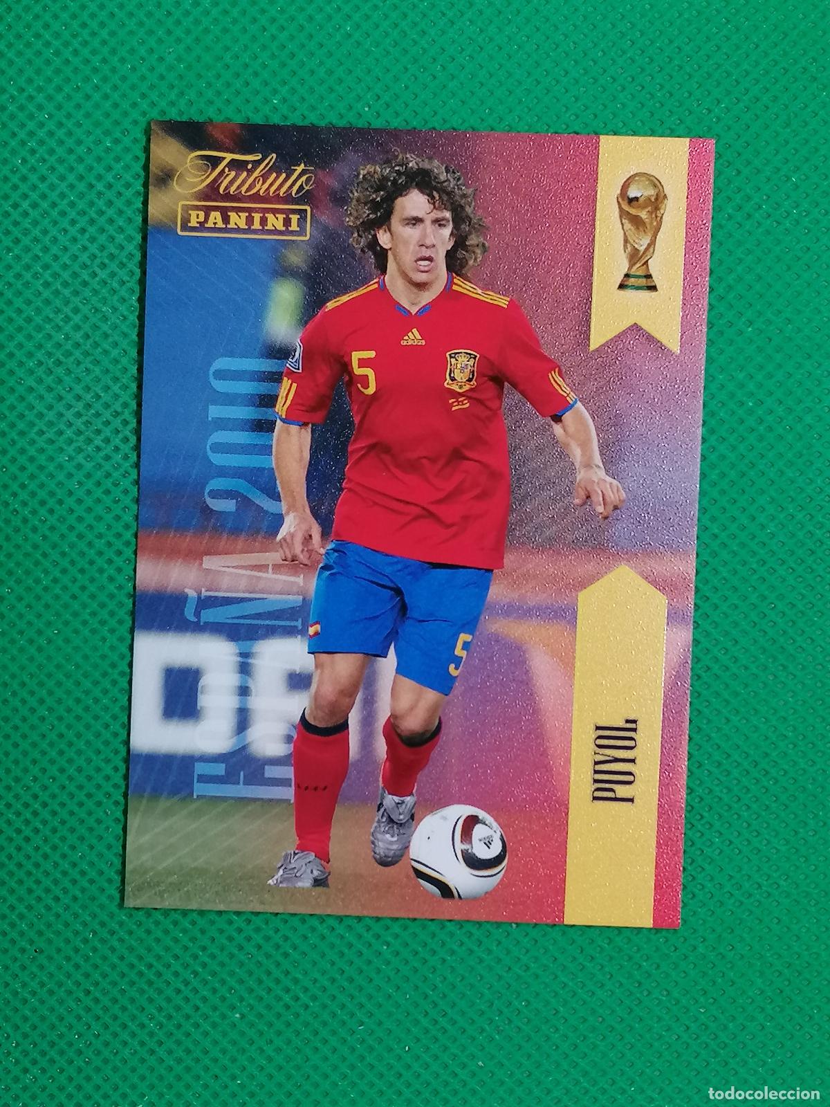 Cromos de f&uacute;tbol: 5 PUYOL 2010 ⚽PANINI TRIBUTO SELECCION ESPA&Ntilde;OLA ESPA&Ntilde;A CARD 26 2026⚽