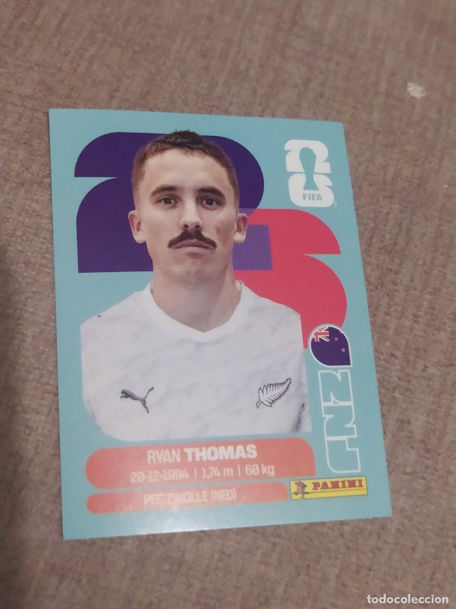 Cromos de f&uacute;tbol: NZL 12 Ryan THOMAS Nueva Zelanda mundial 2026 panini