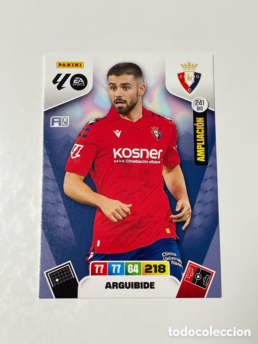 Figurine di Calcio: I&ntilde;igo Arguibide Osasuna Panini Adrenalyn XL 2025/26 #241 BIS