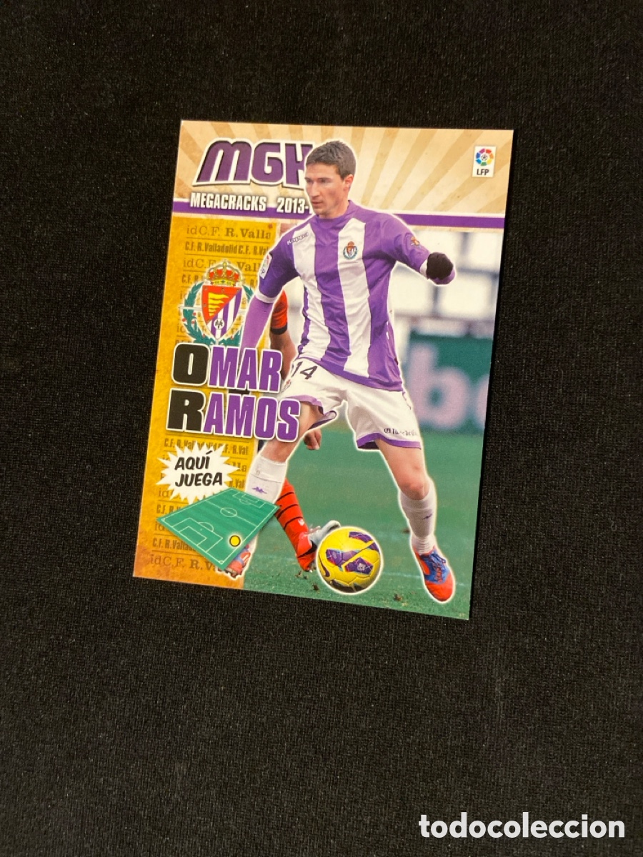 Cromos de f&uacute;tbol: OMAR RAMOS 338 (VALLADOLID) PANINI