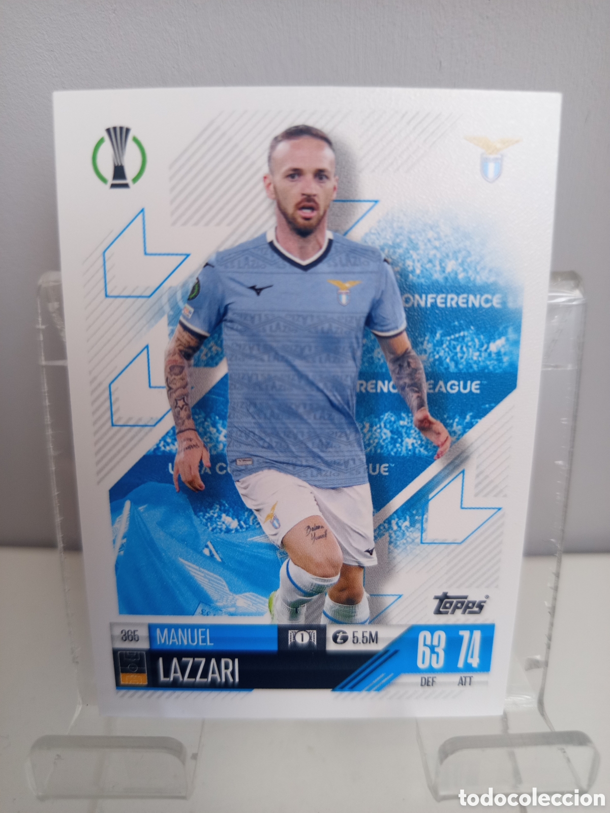 Cromos de f&uacute;tbol: ❇️ CROMO CARD ⚽ LAZZARI LAZIO DE ROMA 365 2024 2025 24 25 MATCH ATTAX CHAMPIONS LEAGUE TOPPS ❇️