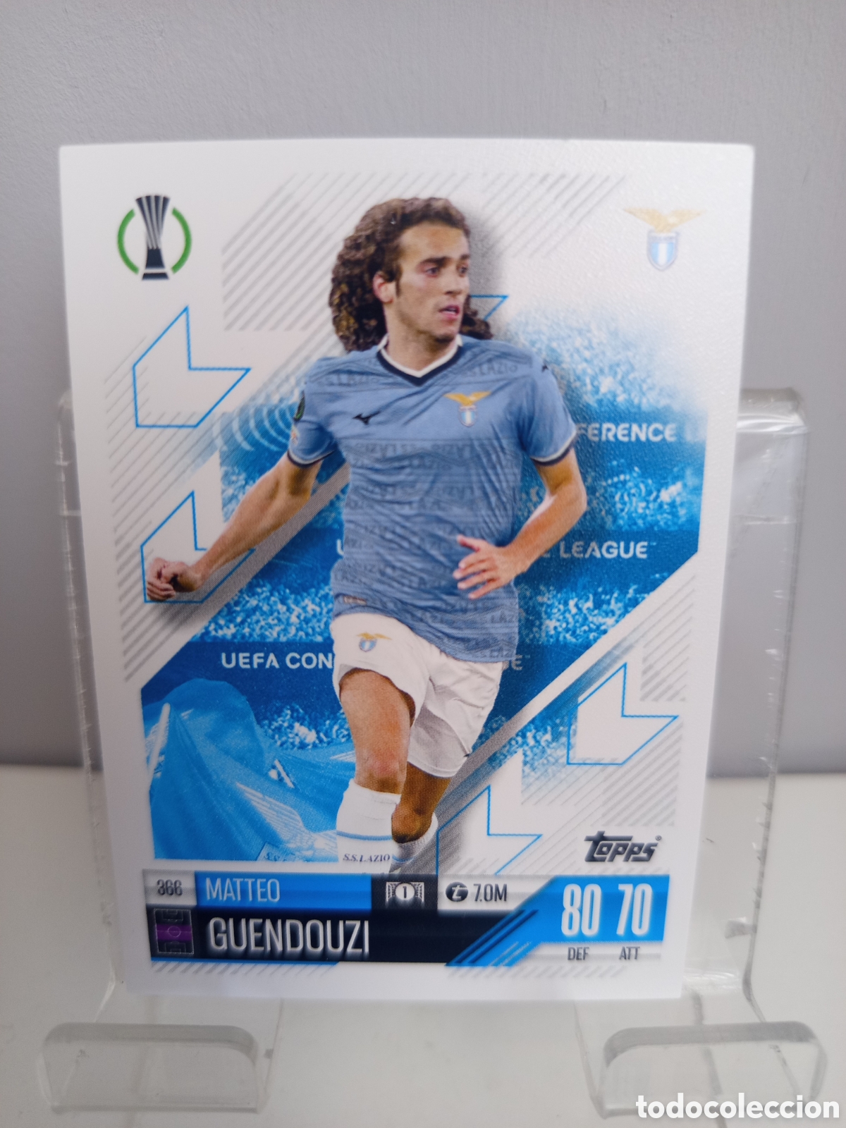 Cromos de f&uacute;tbol: ❇️ CROMO CARD ⚽ GUENDOUZI LAZIO DE ROMA 366 2024 2025 24 25 MATCH ATTAX CHAMPIONS LEAGUE TOPPS ❇️
