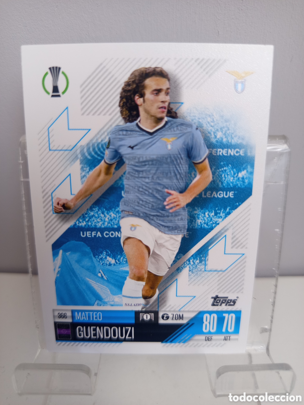 Cromos de f&uacute;tbol: ❇️ CROMO CARD ⚽ GUENDOUZI LAZIO DE ROMA 366 2024 2025 24 25 MATCH ATTAX CHAMPIONS LEAGUE TOPPS ❇️