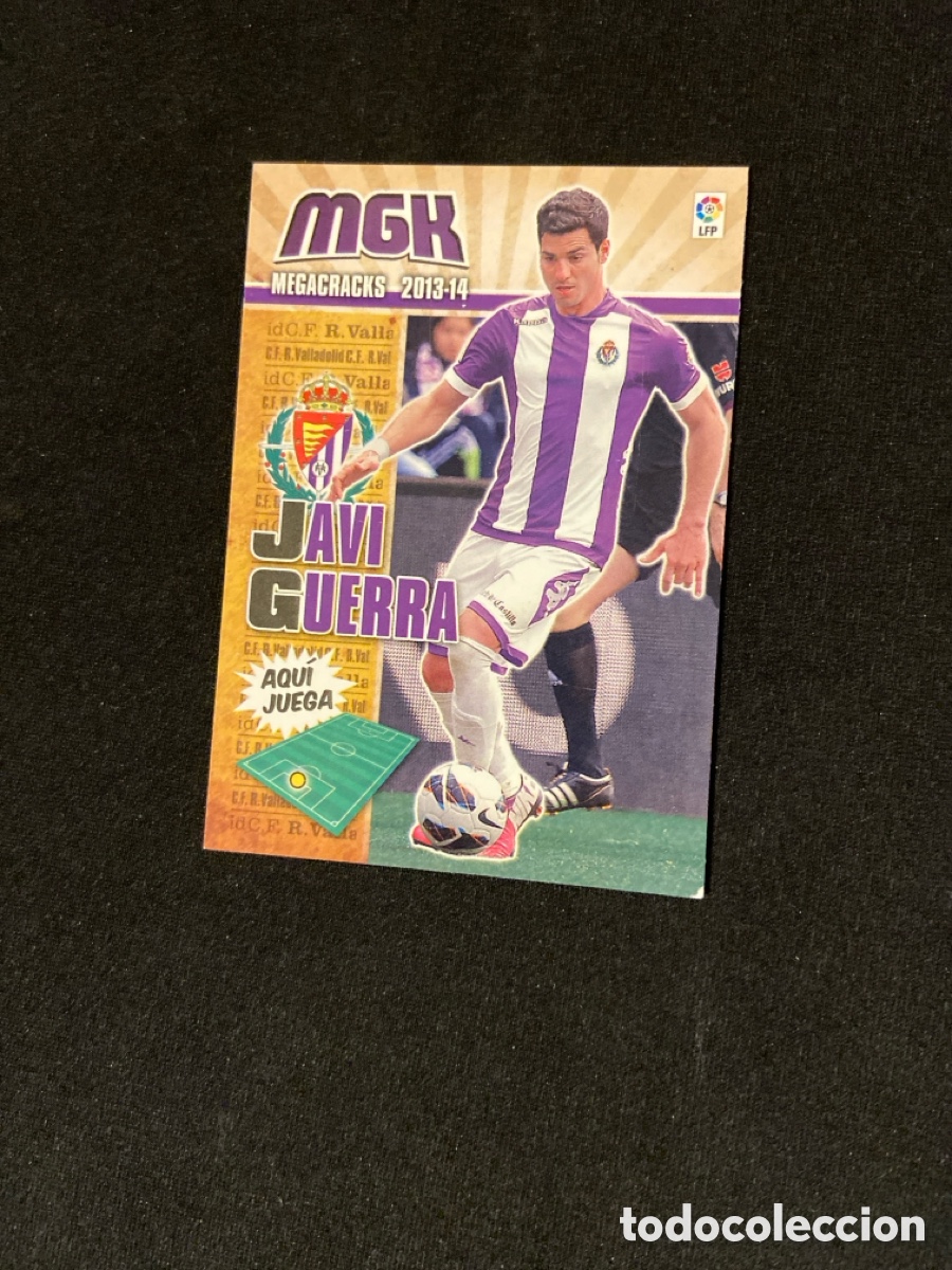 Cromos de f&uacute;tbol: JAVI GUERRA 341 (VALLADOLID) PANINI