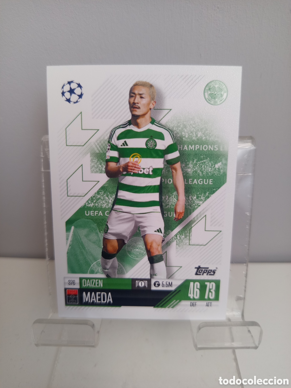 Cromos de f&uacute;tbol: ❇️ CROMO CARD ⚽ MAEDA CELTIC 376 2024 2025 24 25 MATCH ATTAX CHAMPIONS LEAGUE TOPPS ❇️