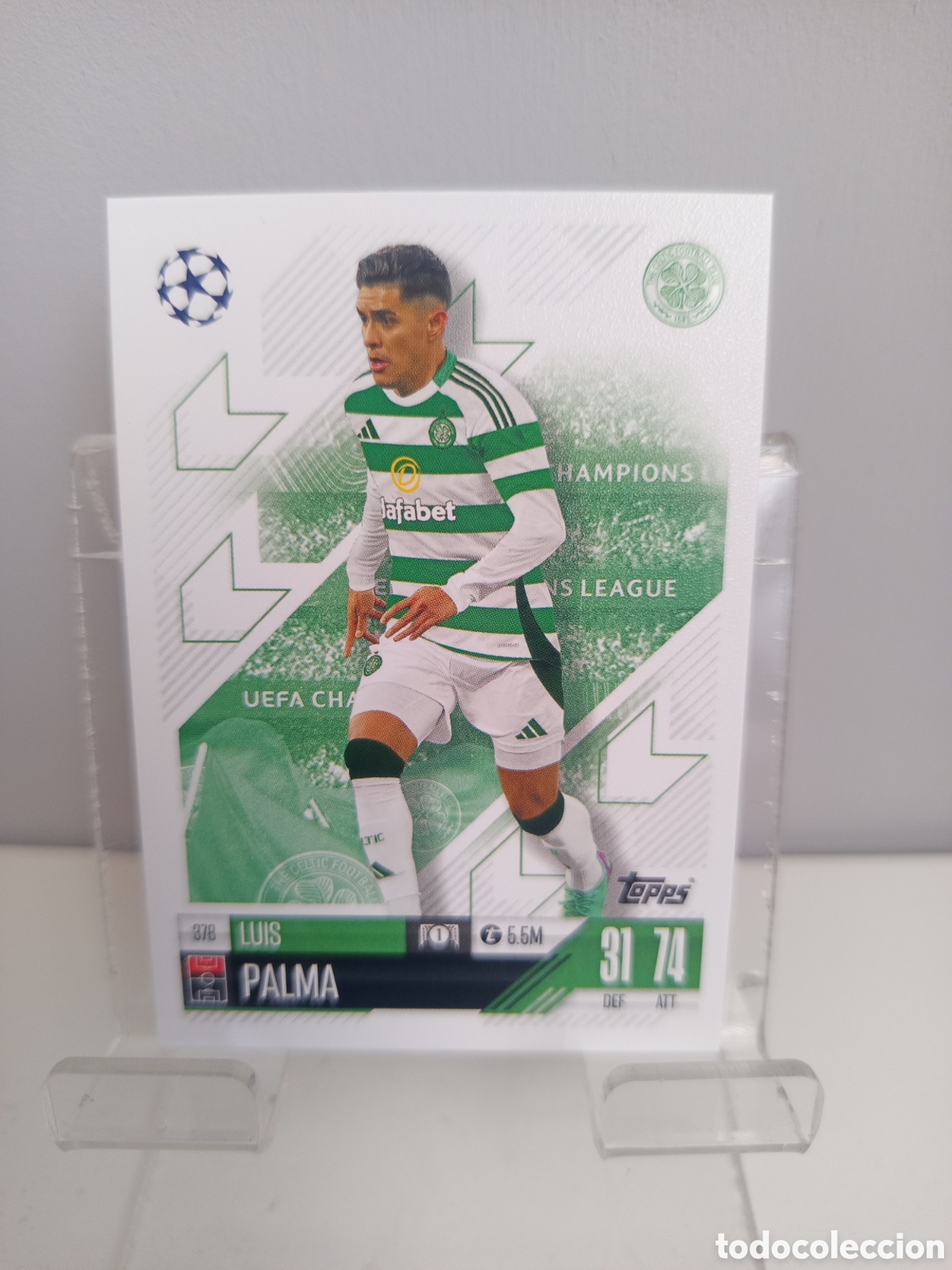 Cromos de f&uacute;tbol: ❇️ CROMO CARD ⚽ PALMA CELTIC 378 2024 2025 24 25 MATCH ATTAX CHAMPIONS LEAGUE TOPPS ❇️