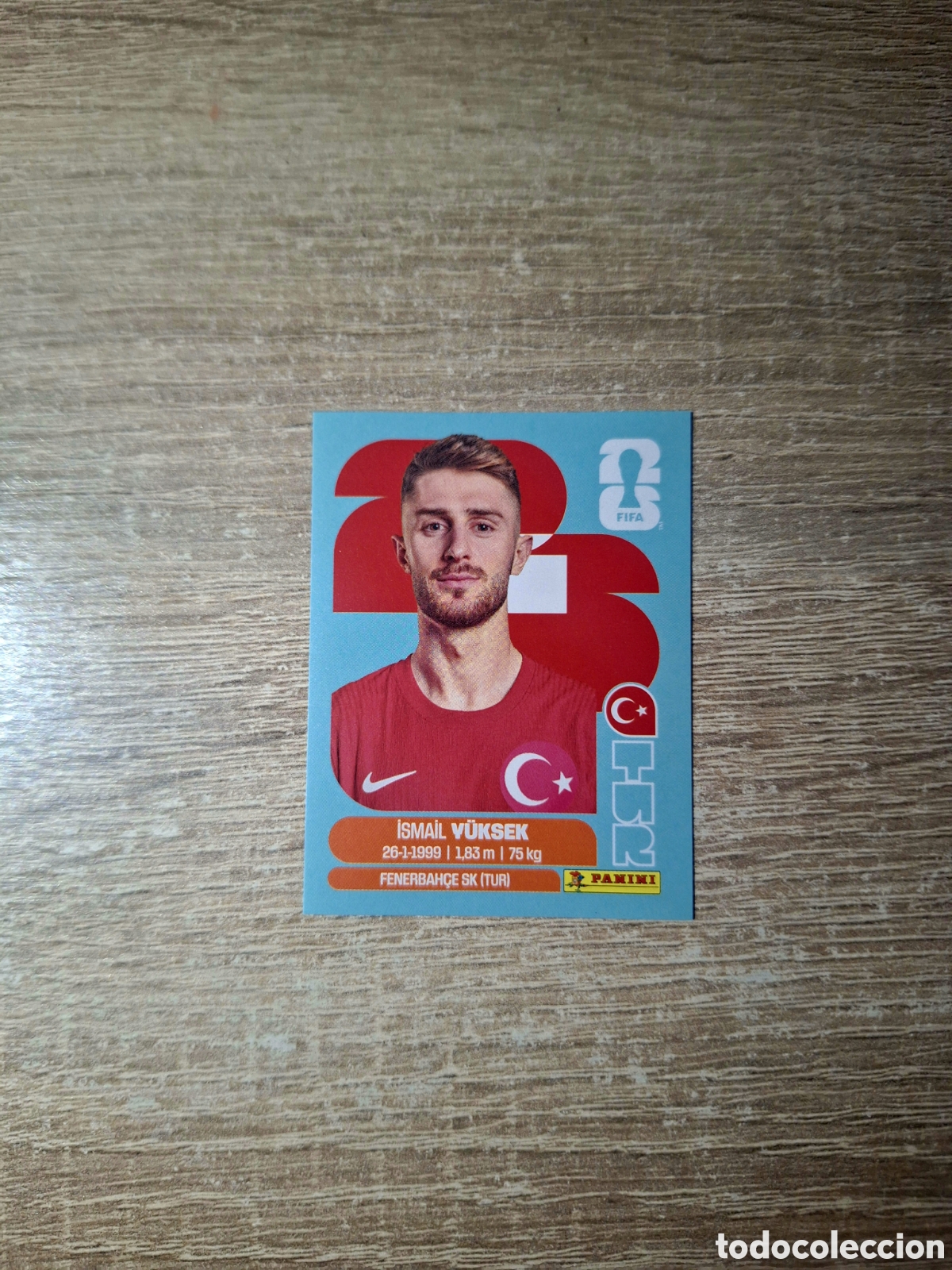 Cromos de f&uacute;tbol: TUR 10 ISMAIL Y&Uuml;KSEK (MUNDIAL 2026)