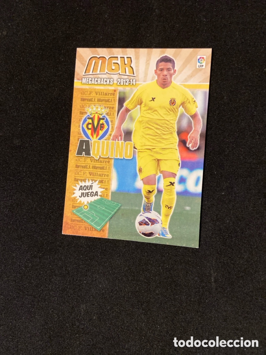 Cromos de f&uacute;tbol: AQUINO 355 (VILLARREAL) PANINI