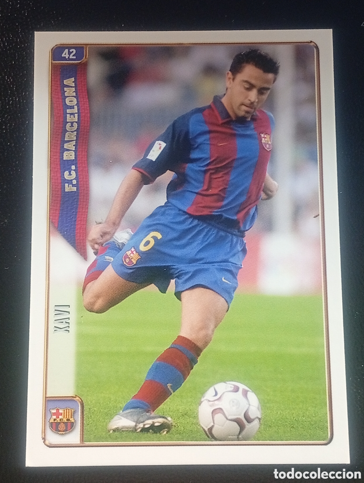 Cromos de f&uacute;tbol: 42 XAVI BARCELONA MUNDICROMO 2004 2005 CROMOS CARDS PANINI MEGACRACKS ADRENALYN TOPPS MATCH ATTAX