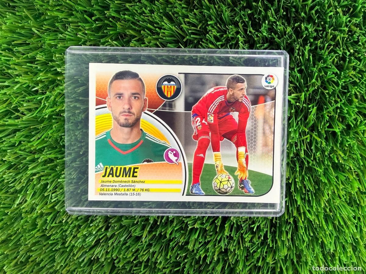 Cromos de f&uacute;tbol: N&ordm; 2 Jaume Valencia CF Liga Este 16 17