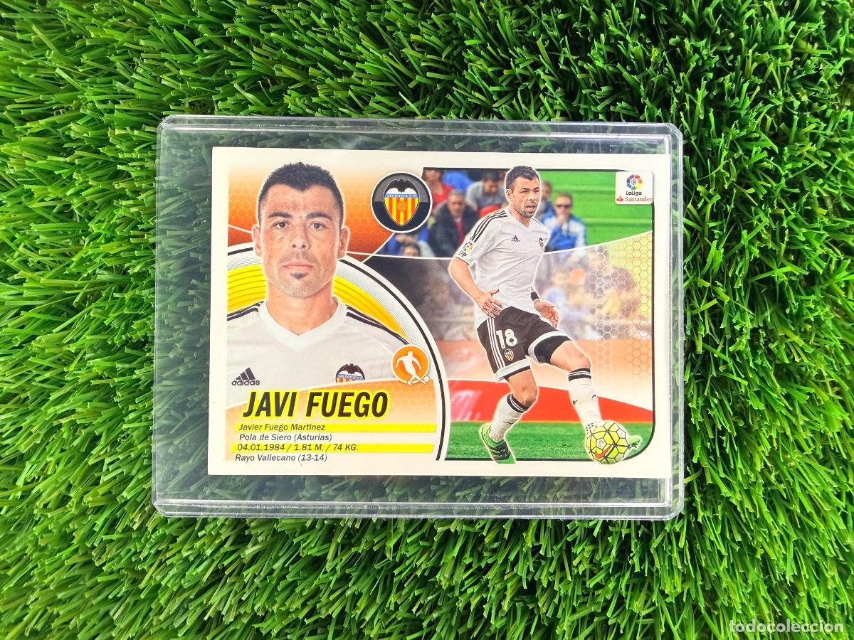Cromos de f&uacute;tbol: N&ordm; 9B Javi Fuego Valencia CF Liga Este 16 17