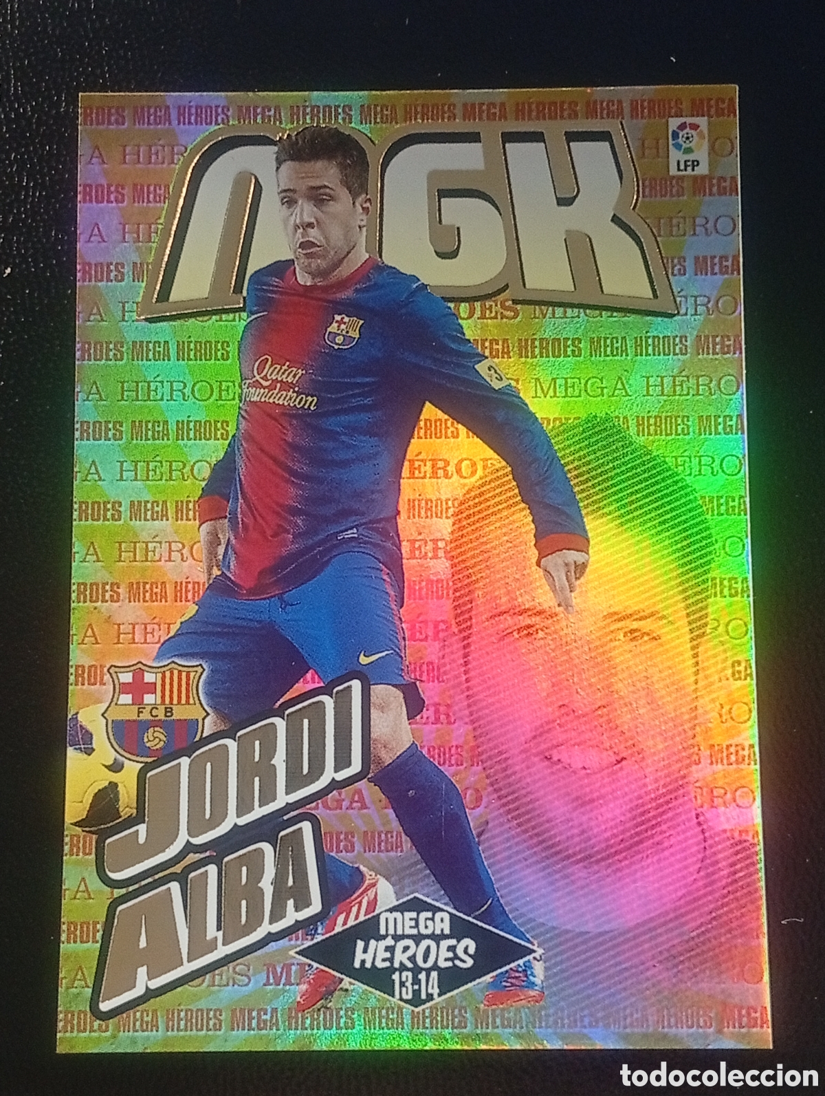 Cromos de f&uacute;tbol: 377 JORDI ALBA BARCELONA MEGACRACKS 2013 2014 13 14 CROMOS CARDS MUNDICROMO TOPPS ESPA&Ntilde;A SPAIN TCG