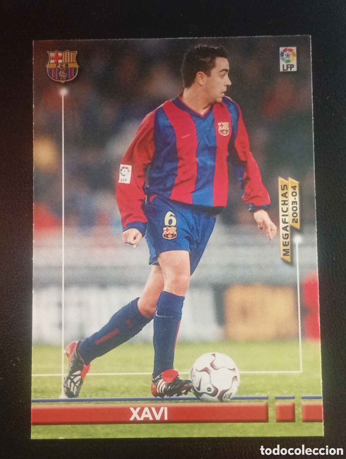 Cromos de f&uacute;tbol: 63 XAVI BARCELONA 2003 2004 MEGACRACKS PANINI TOPPS MATCH ATTAX MUNDICROMO ADRENALYN