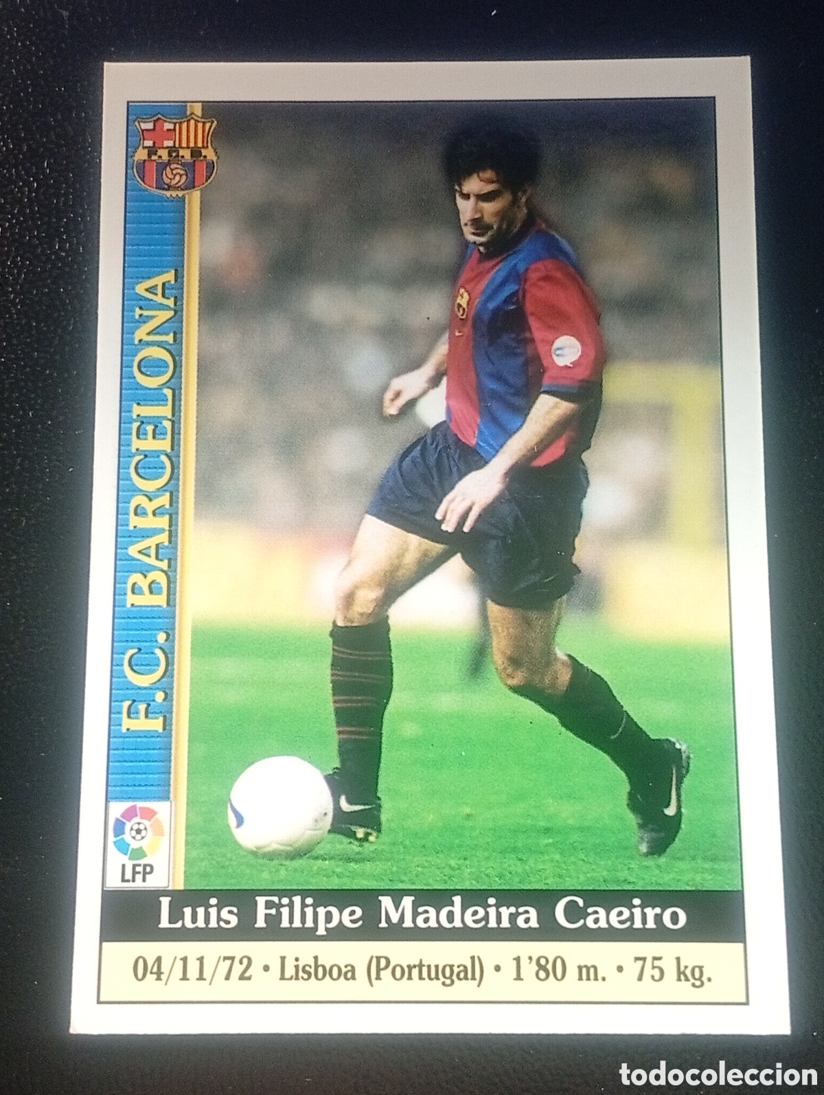 Cromos de f&uacute;tbol: 15 FIGO BARCELONA MUNDICROMO 1999 2000 CROMOS CARDS PORTUGAL PANINI MEGACRACKS TOPPS REAL MADRID