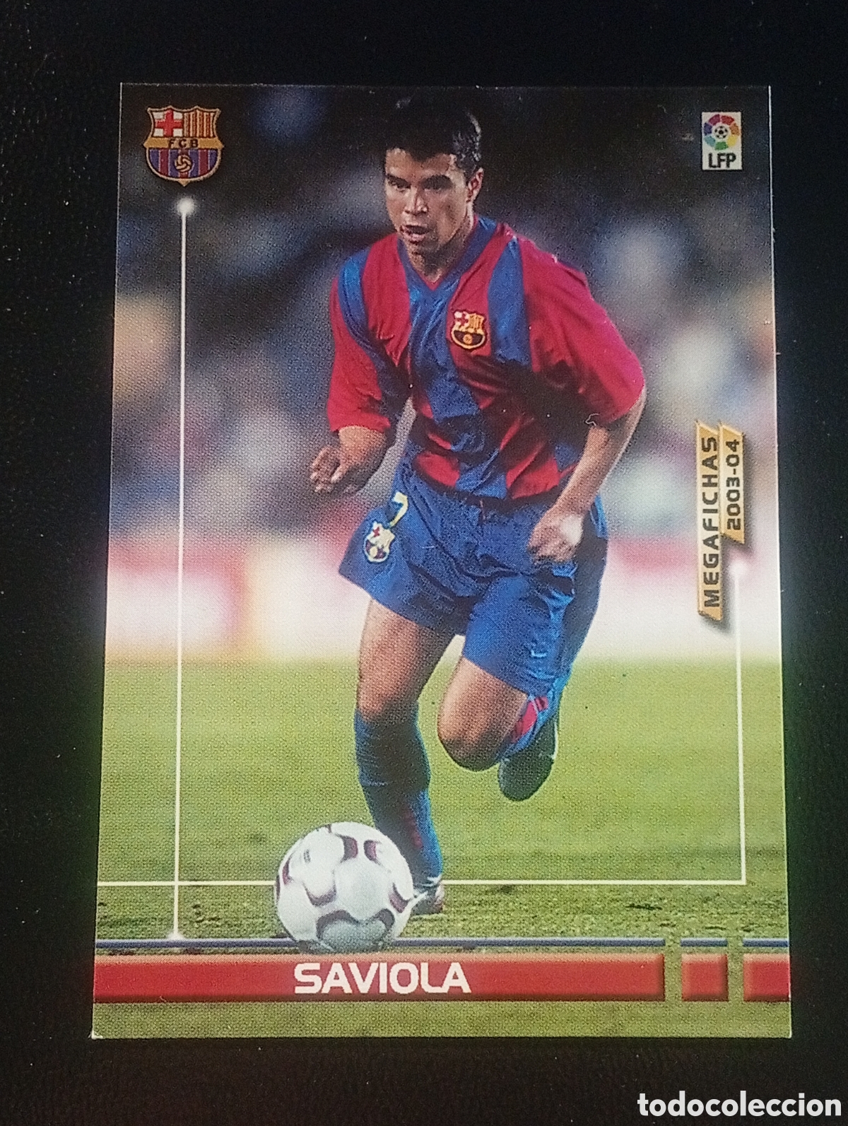 Cromos de f&uacute;tbol: 70 SAVIOLA BARCELONA 2003 2004 MEGACRACKS PANINI TOPPS MATCH ATTAX MUNDICROMO ADRENALYN