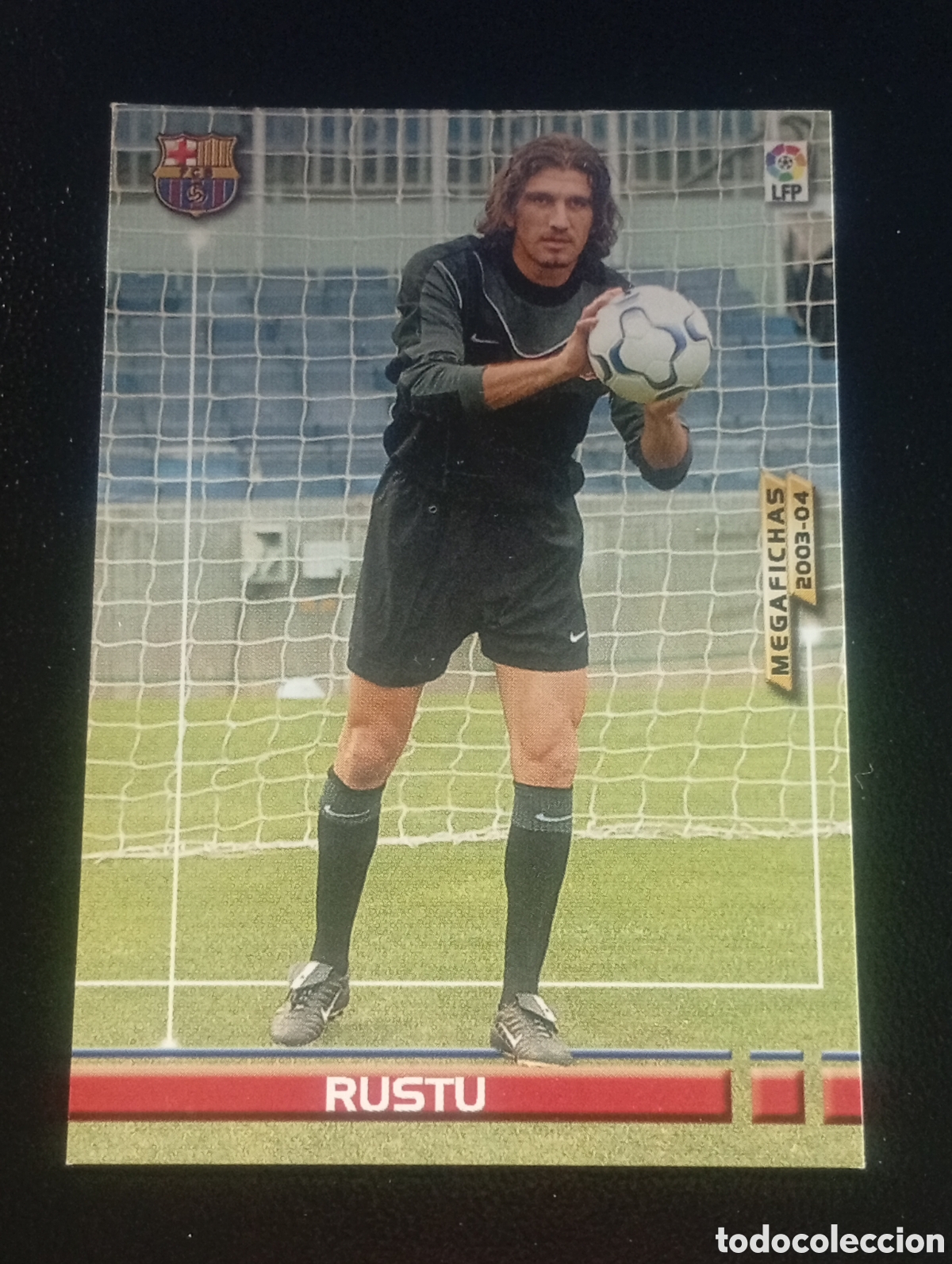 Cromos de f&uacute;tbol: 57 RUSTU BARCELONA 2003 2004 MEGACRACKS PANINI TOPPS MATCH ATTAX MUNDICROMO ADRENALYN
