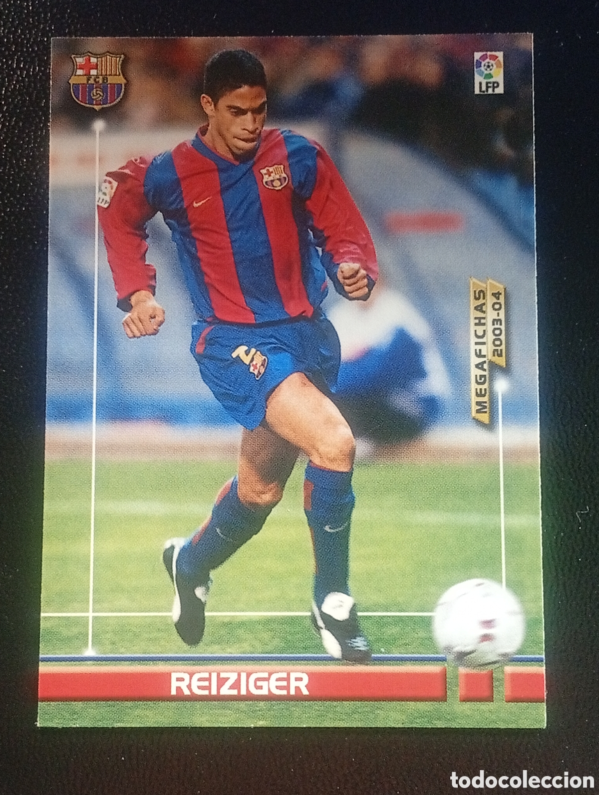 Cromos de f&uacute;tbol: 61 REIZIGER BARCELONA 2003 2004 MEGACRACKS PANINI TOPPS MATCH ATTAX MUNDICROMO ADRENALYN