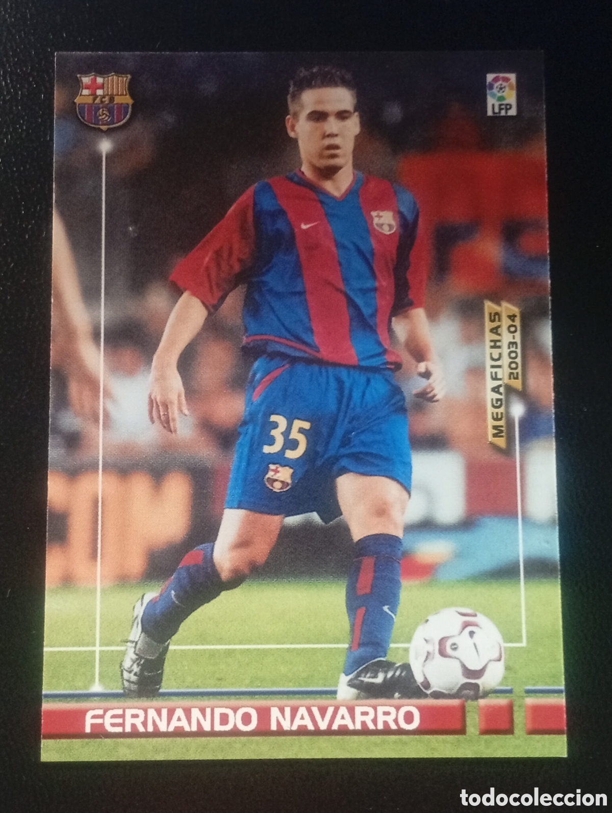 Cromos de f&uacute;tbol: 62 NAVARRO FERNANDO BARCELONA 2003 2004 MEGACRACKS PANINI TOPPS MATCH ATTAX MUNDICROMO ADRENALYN