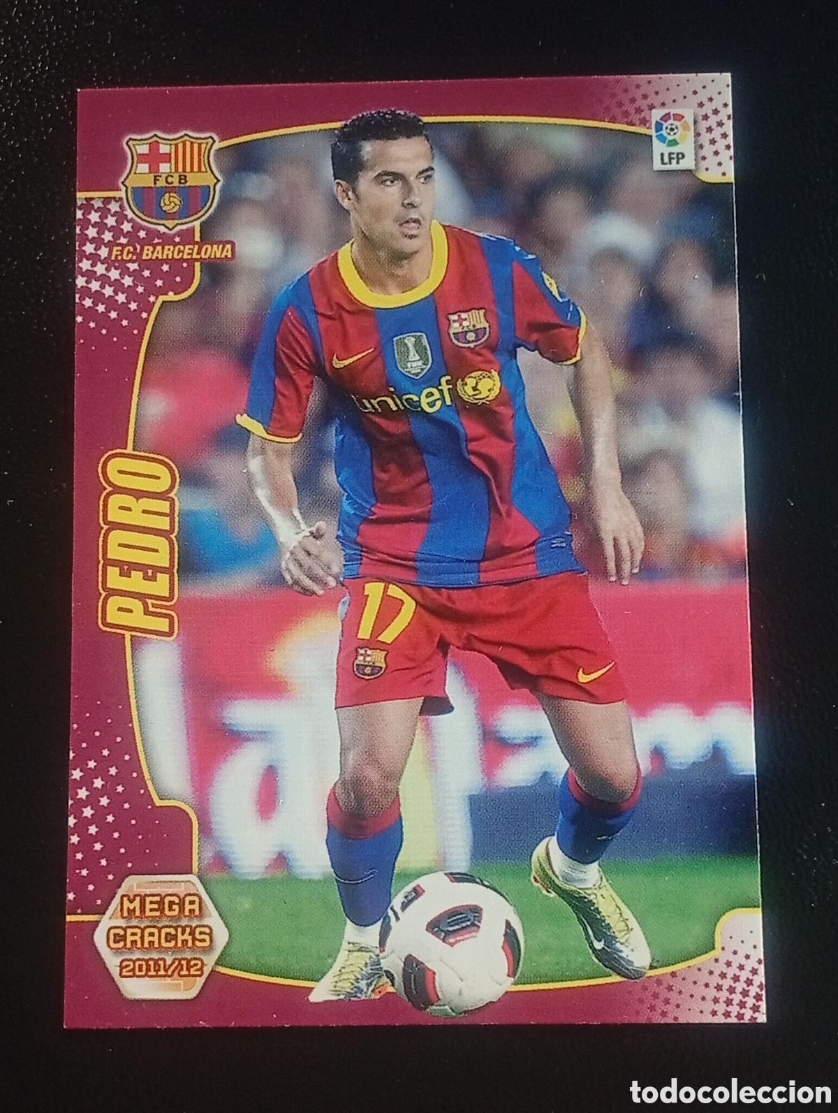 Cromos de f&uacute;tbol: 54 PEDRO BARCELONA MEGACRACKS 2011 2012 11 12 CROMOS CARDS PANINI MUNDICROMO ADRENALYN ESPA&Ntilde;A SPAIN