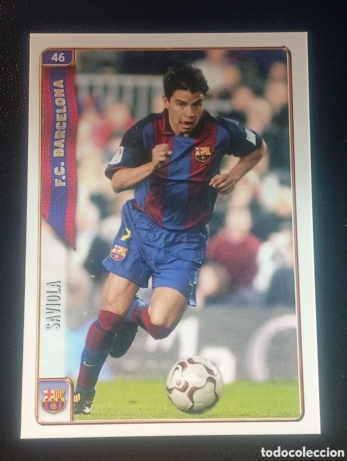 Cromos de f&uacute;tbol: 46 SAVIOLA BARCELONA MUNDICROMO 2004 2005 CROMOS CARDS PANINI MEGACRACKS TOPPS ARGENTINA