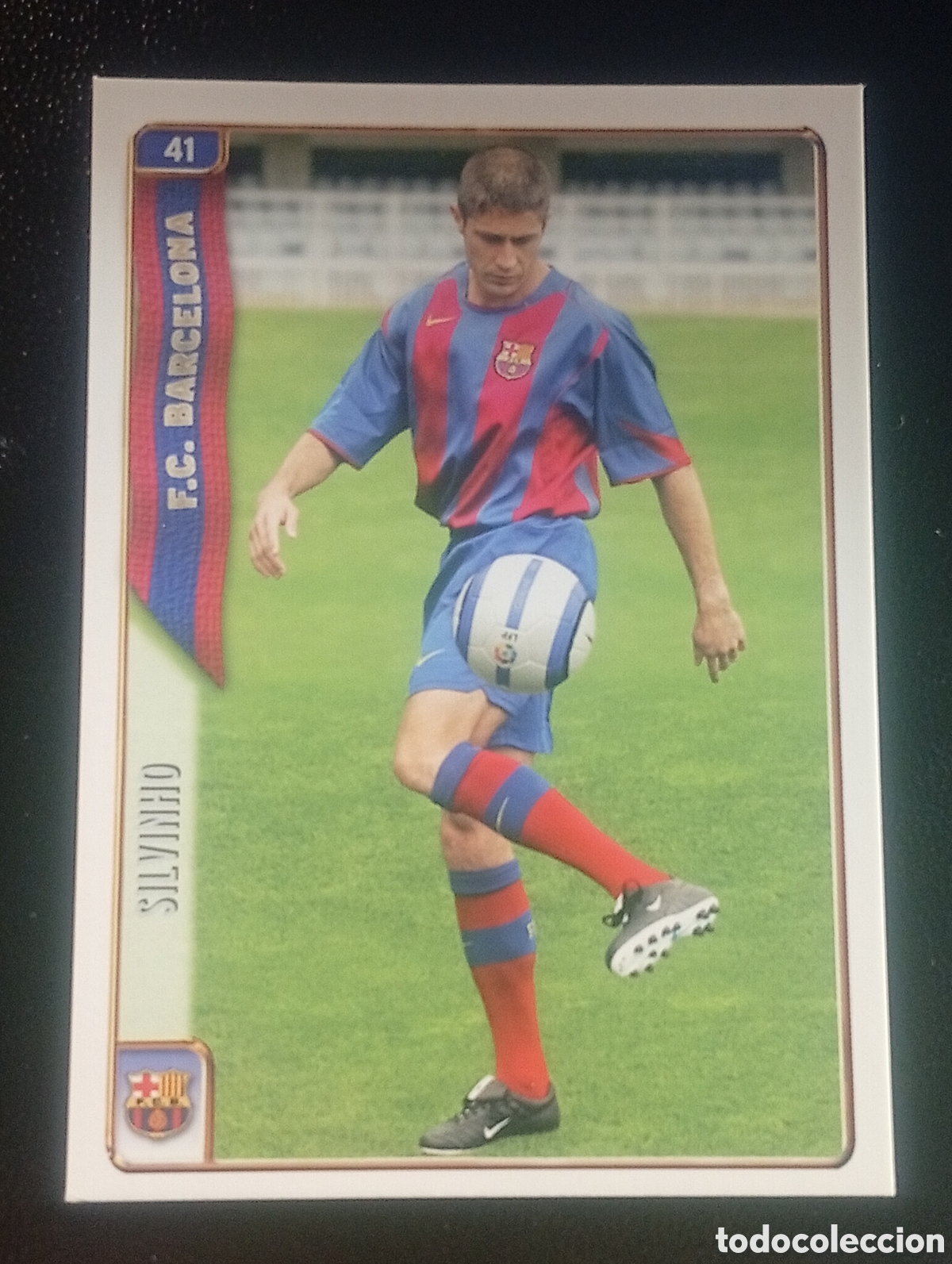 Cromos de f&uacute;tbol: 41 SILVINHO BARCELONA MUNDICROMO 2004 2005 CROMOS CARDS PANINI MEGACRACKS TOPPS Arsenal Celta