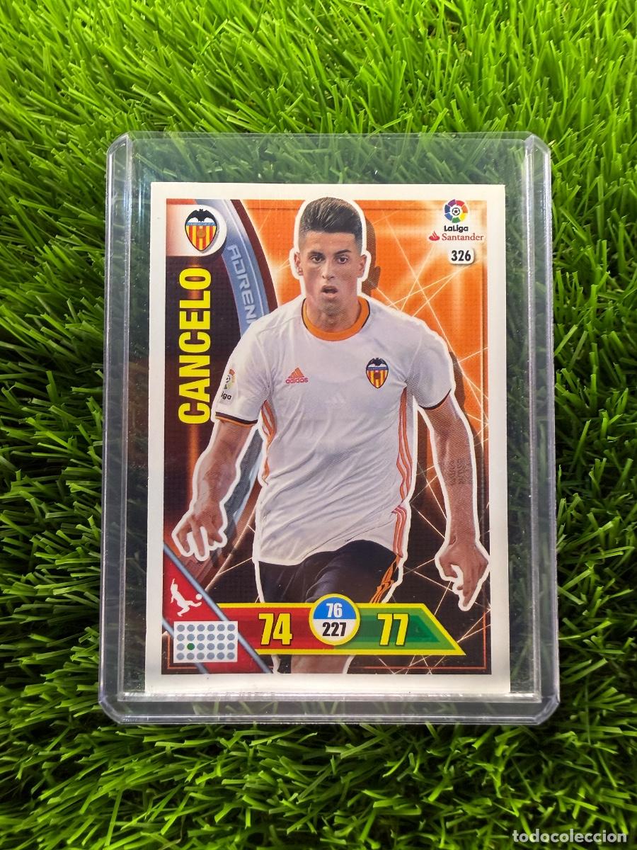 Cromos de f&uacute;tbol: N&ordm; 326 Cancelo Valencia CF Adrenalyn XL 16 17