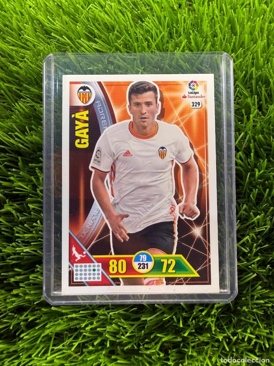 Cromos de f&uacute;tbol: N&ordm; 329 Gay&agrave; Valencia CF Adrenalyn XL 16 17
