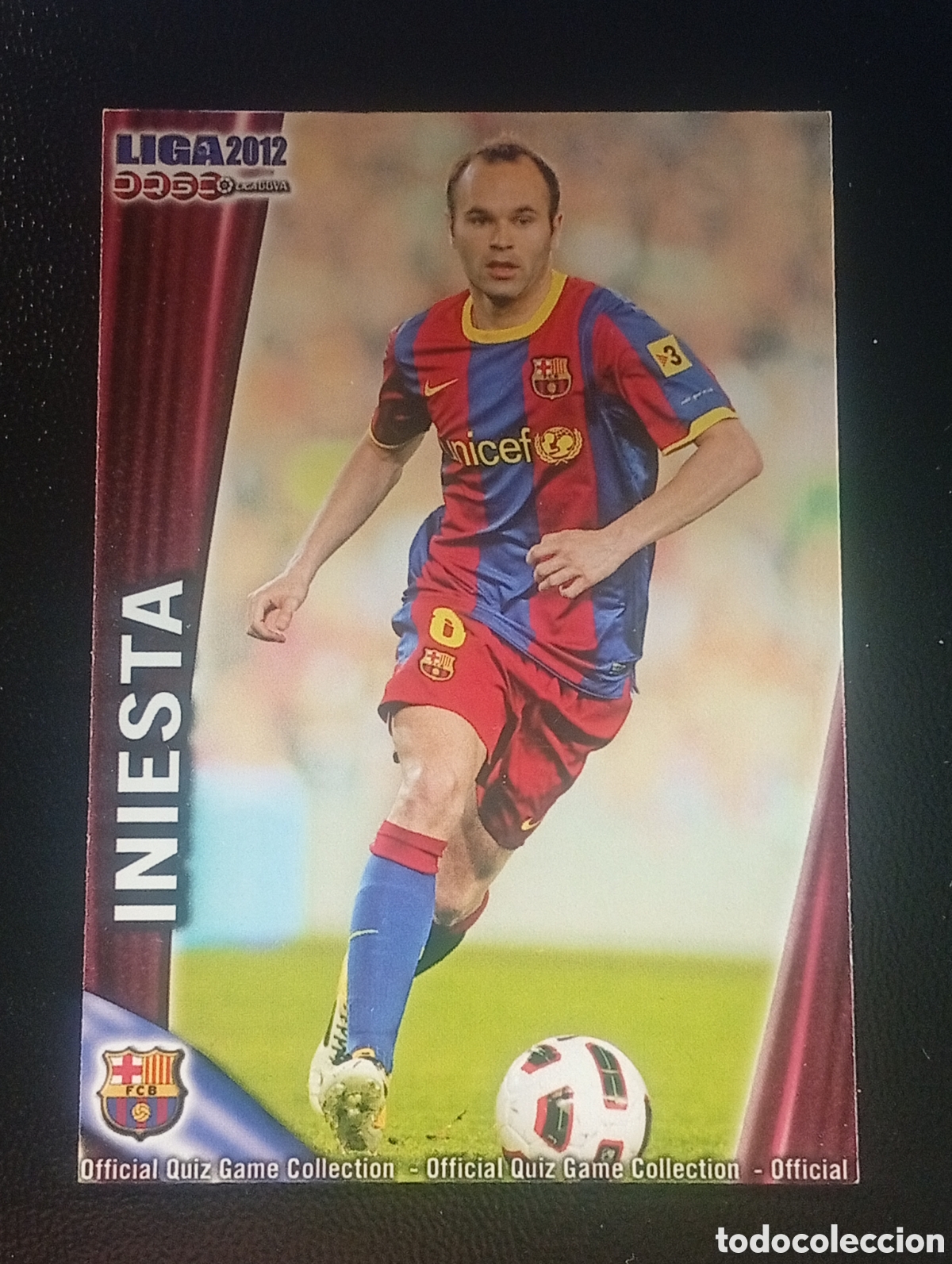 Cromos de f&uacute;tbol: 17 INIESTA BARCELONA MUNDICROMO 2011 2012 11 12 CROMOS CARDS PANINI MEGACRACKS TOPPS ESPA&Ntilde;A SPAIN