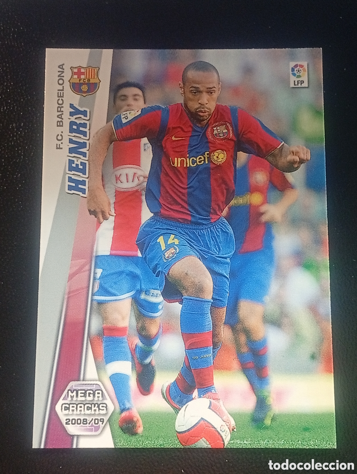 Cromos de f&uacute;tbol: 72 THIERRY HENRY BARCELONA MEGACRACKS 2008 2009 CROMOS CARDS PANINI MUNDICROMO FRANCIA ARSENAL TOPPS