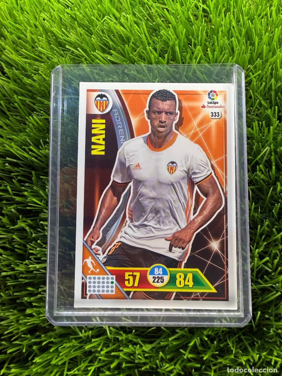 Cromos de f&uacute;tbol: N&ordm; 333 Nani Valencia CF Adrenalyn XL 16 17