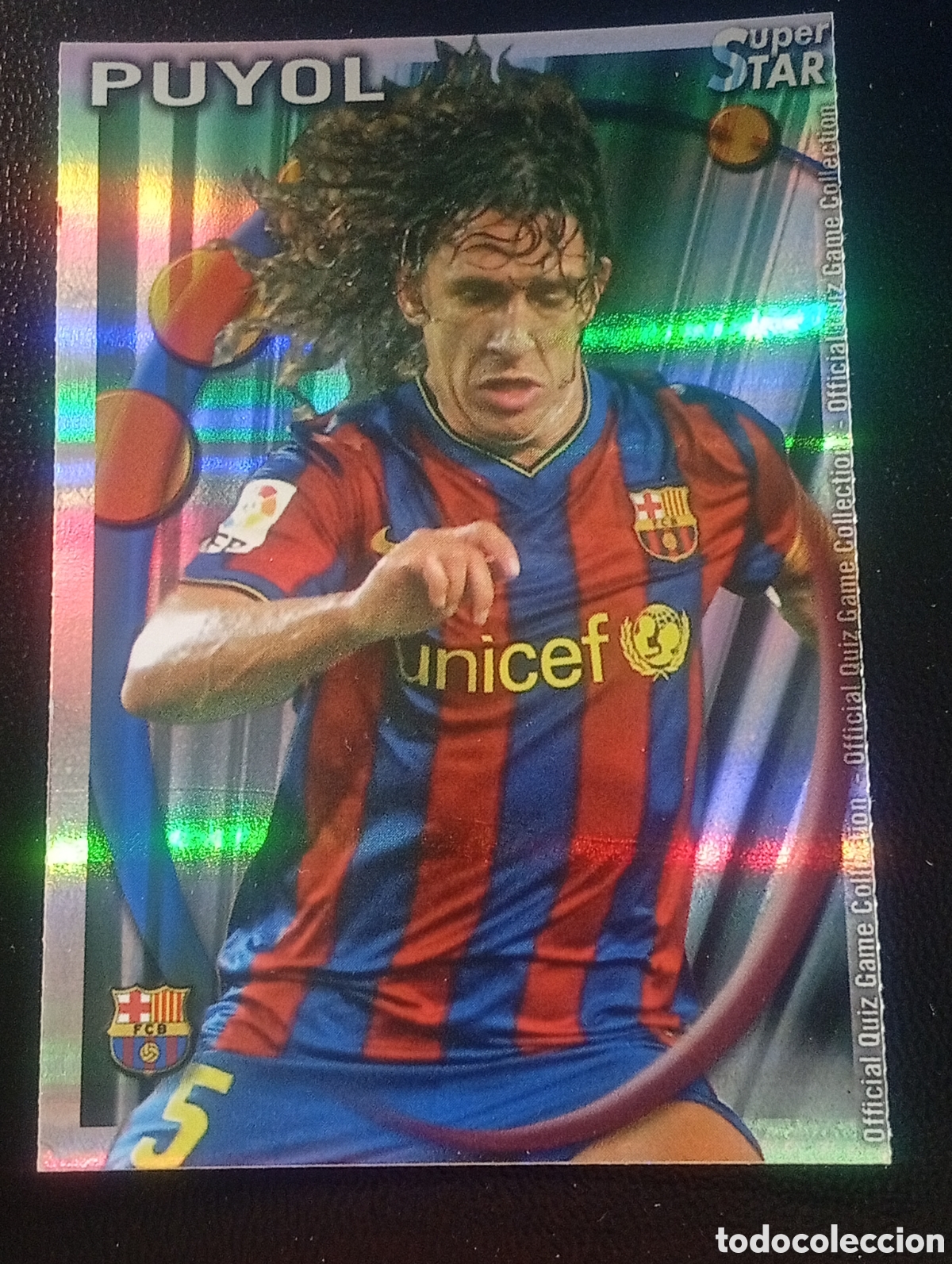 Cromos de f&uacute;tbol: 26 brillo rayas PUYOL BARCELONA MUNDICROMO 2010 2011 10 11 CROMOS CARDS PANINI TOPPS MEGACRACKS TCG