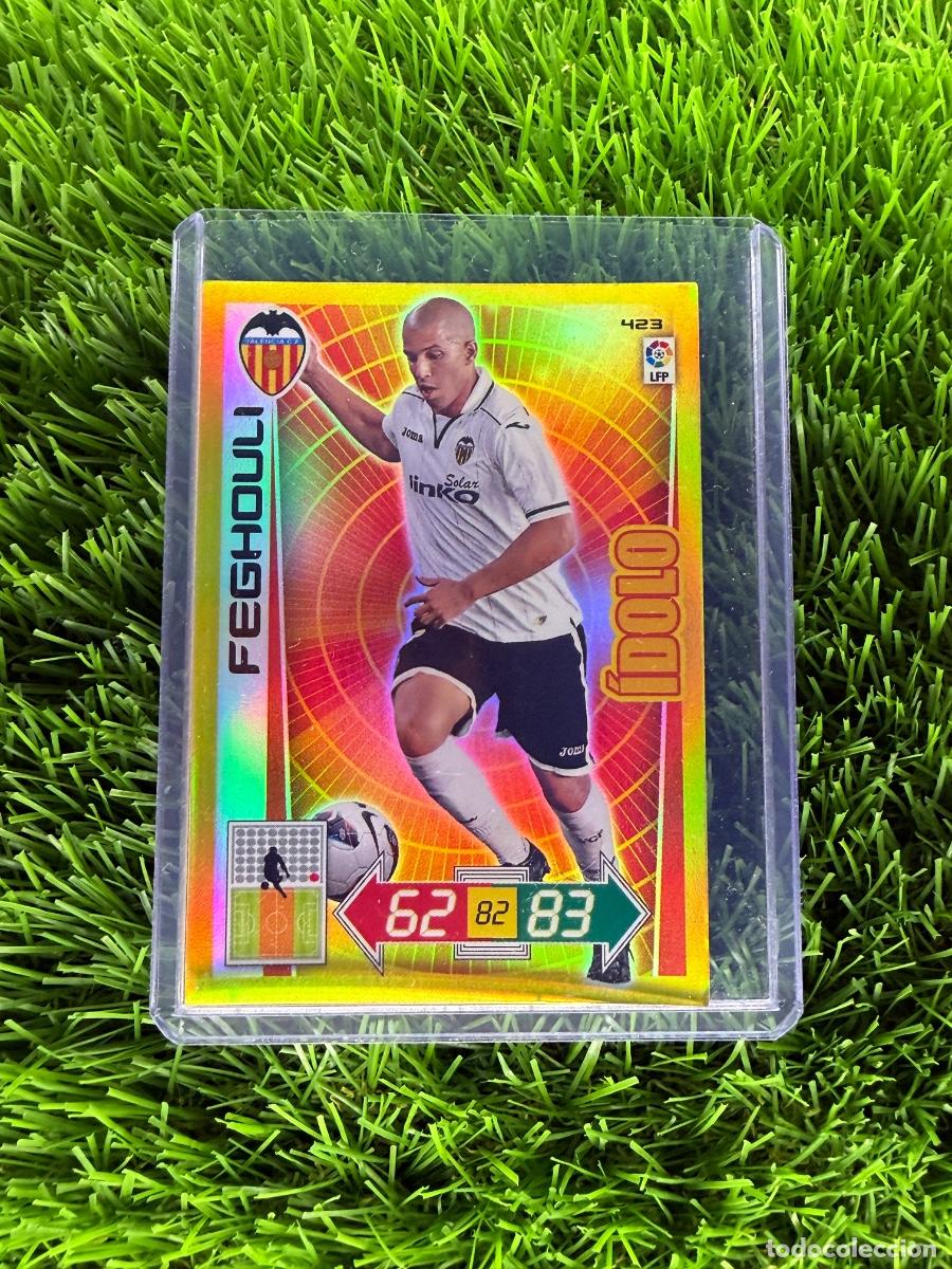Cromos de f&uacute;tbol: N&ordm; 423 Feghouli &Iacute;dolo Valencia CF Adrenalyn XL 12 13