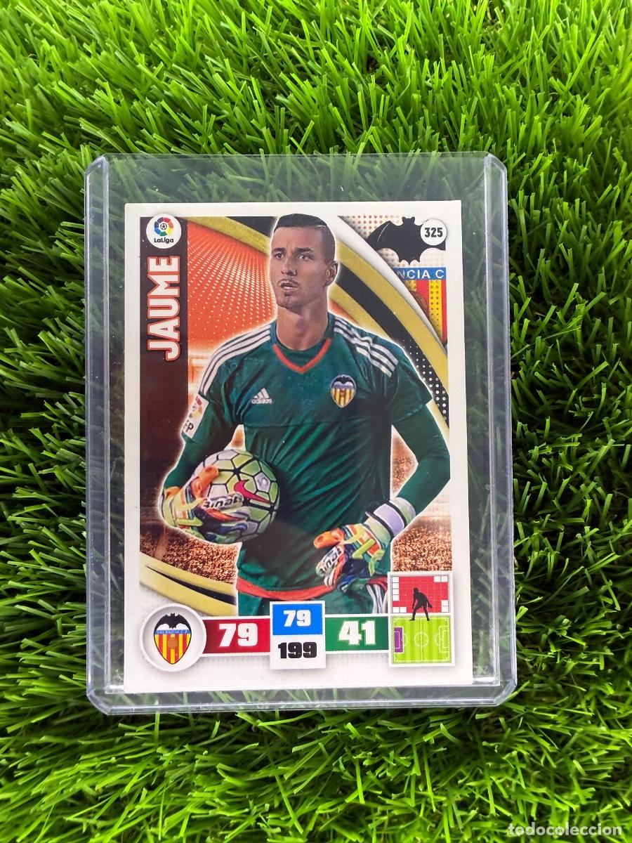 Cromos de f&uacute;tbol: N&ordm; 325 Jaume Valencia CF Adrenalyn XL 15 16