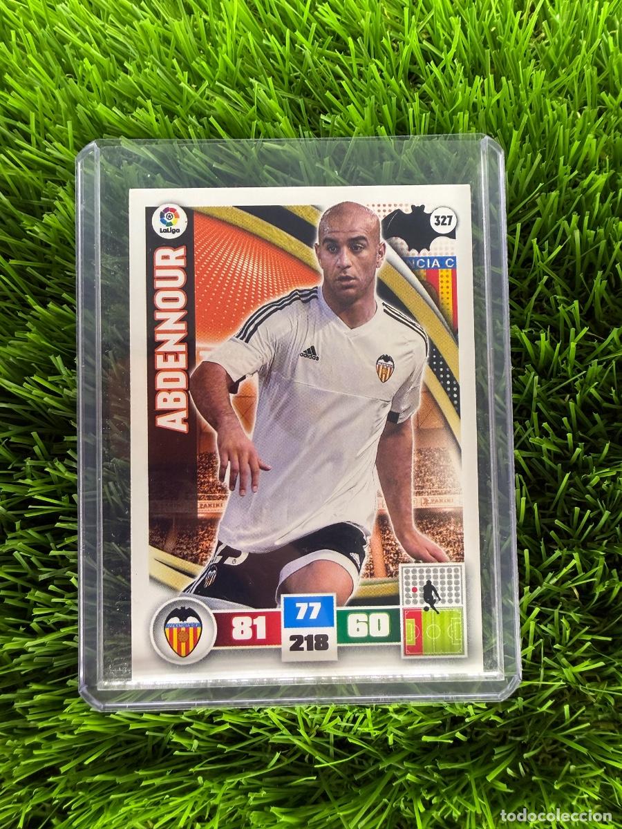 Cromos de f&uacute;tbol: N&ordm; 327 Abdennour Valencia CF Adrenalyn XL 15 16