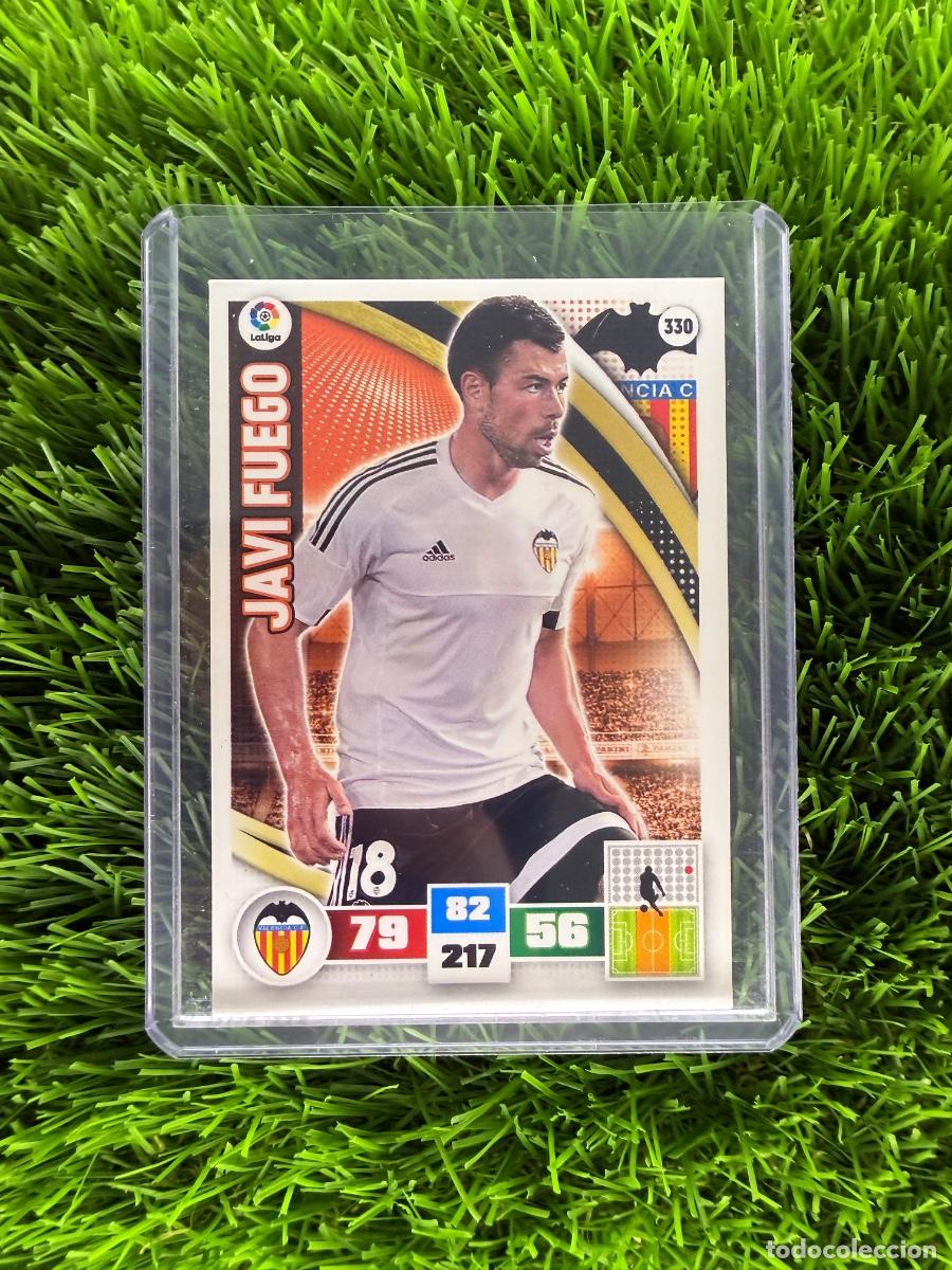 Cromos de f&uacute;tbol: N&ordm; 330 Javi Fuego Valencia CF Adrenalyn XL 15 16